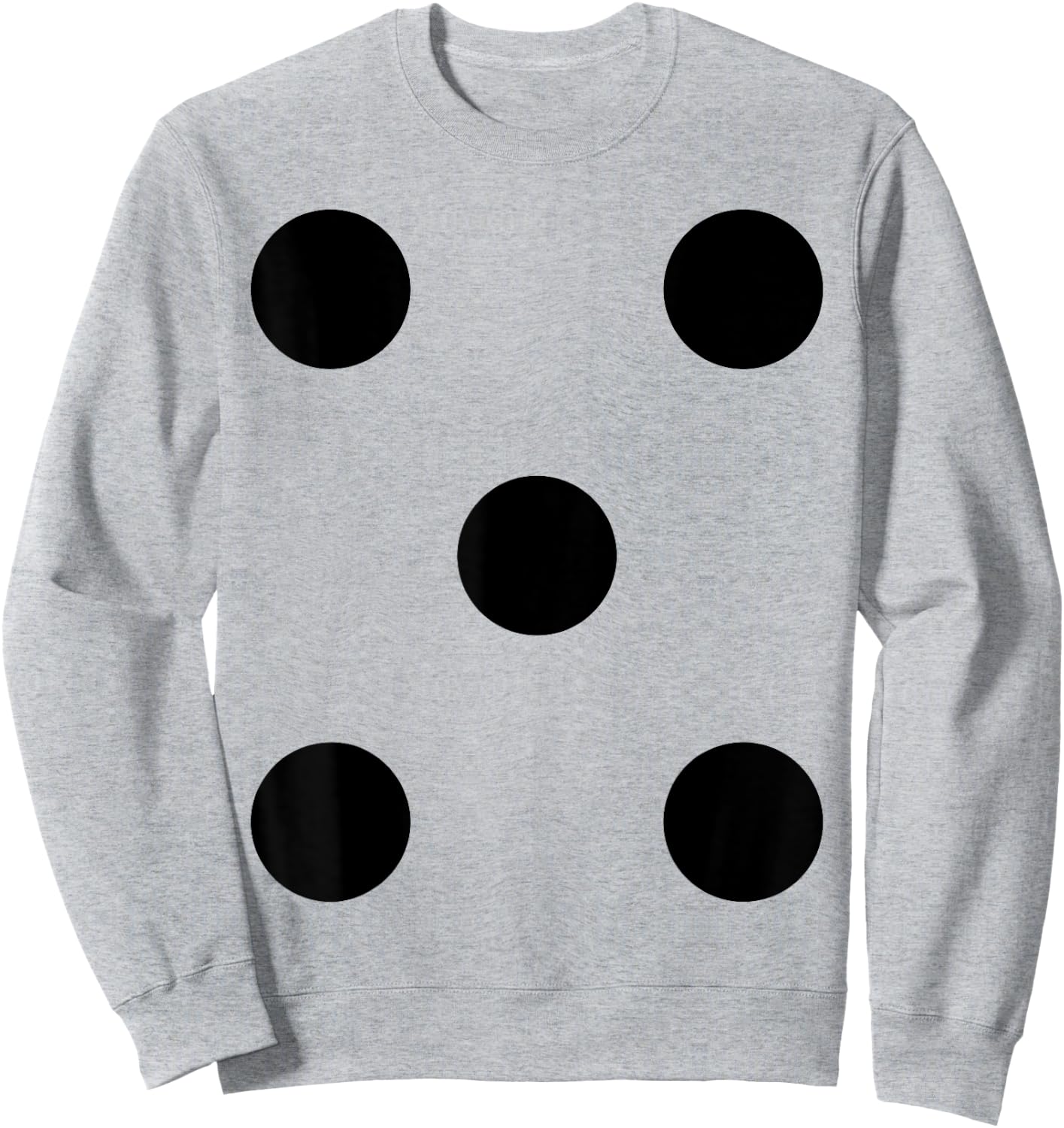 Dice 5 Halloween Costume Friends Group Family Games Sweatshirt - Sweatshirt | Ash