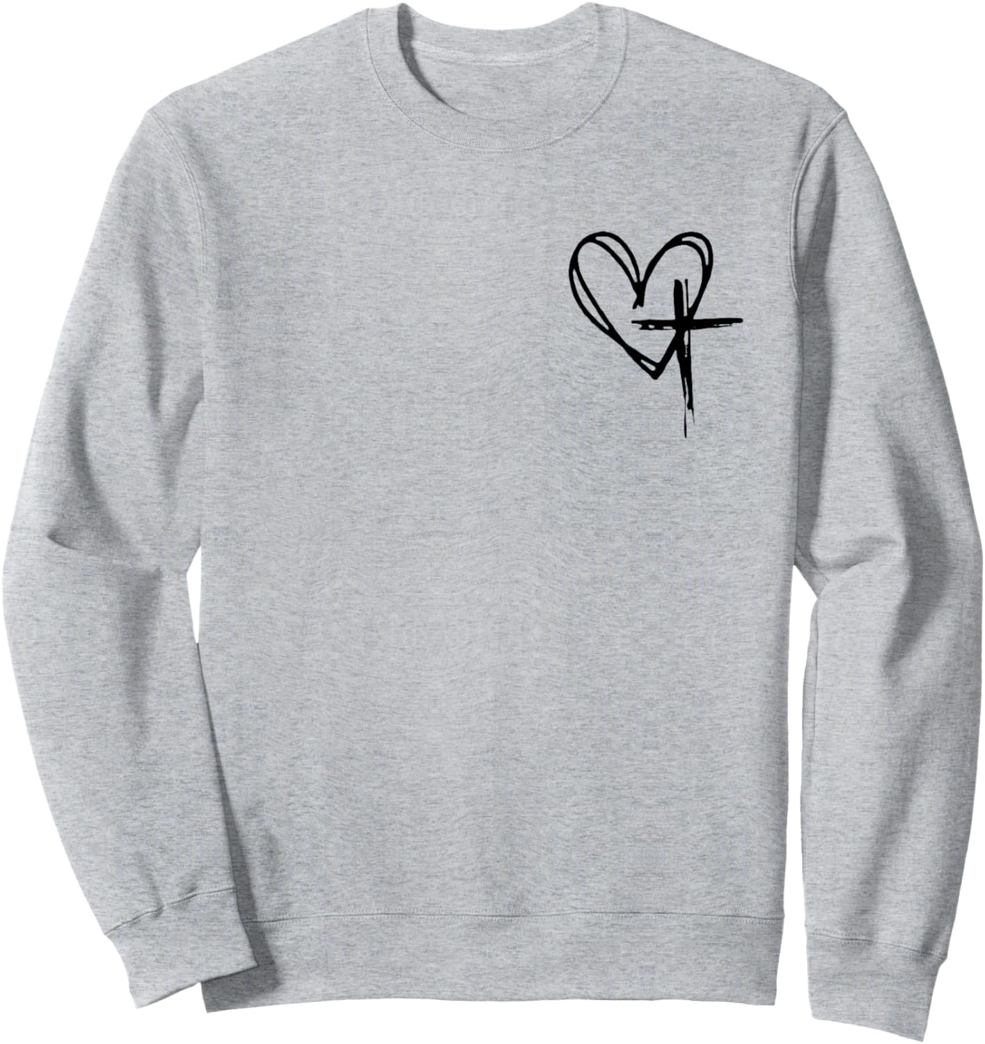 Jesus Has My Back Sweatshirt - Sweatshirt | Ash