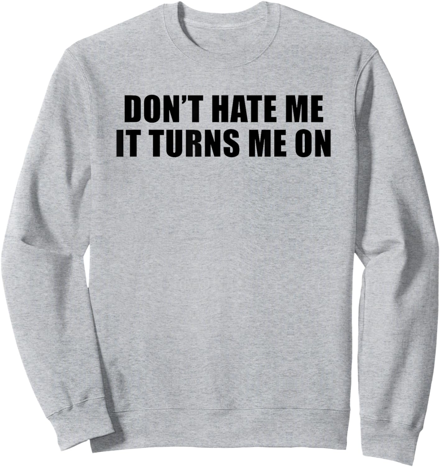 Don't Hate Me It Turns Me On Sweatshirt - Sweatshirt | Ash