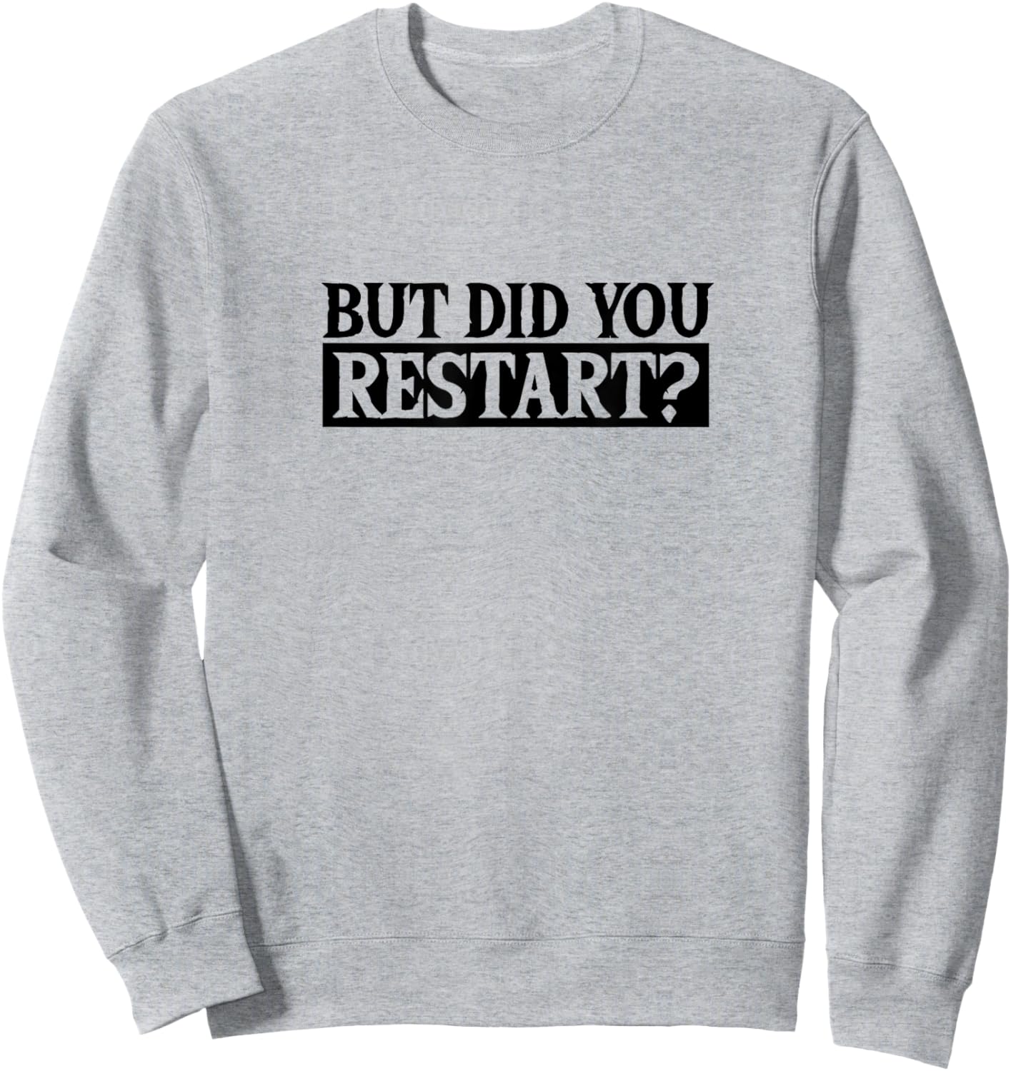 Restart Sweatshirt - Sweatshirt | Ash