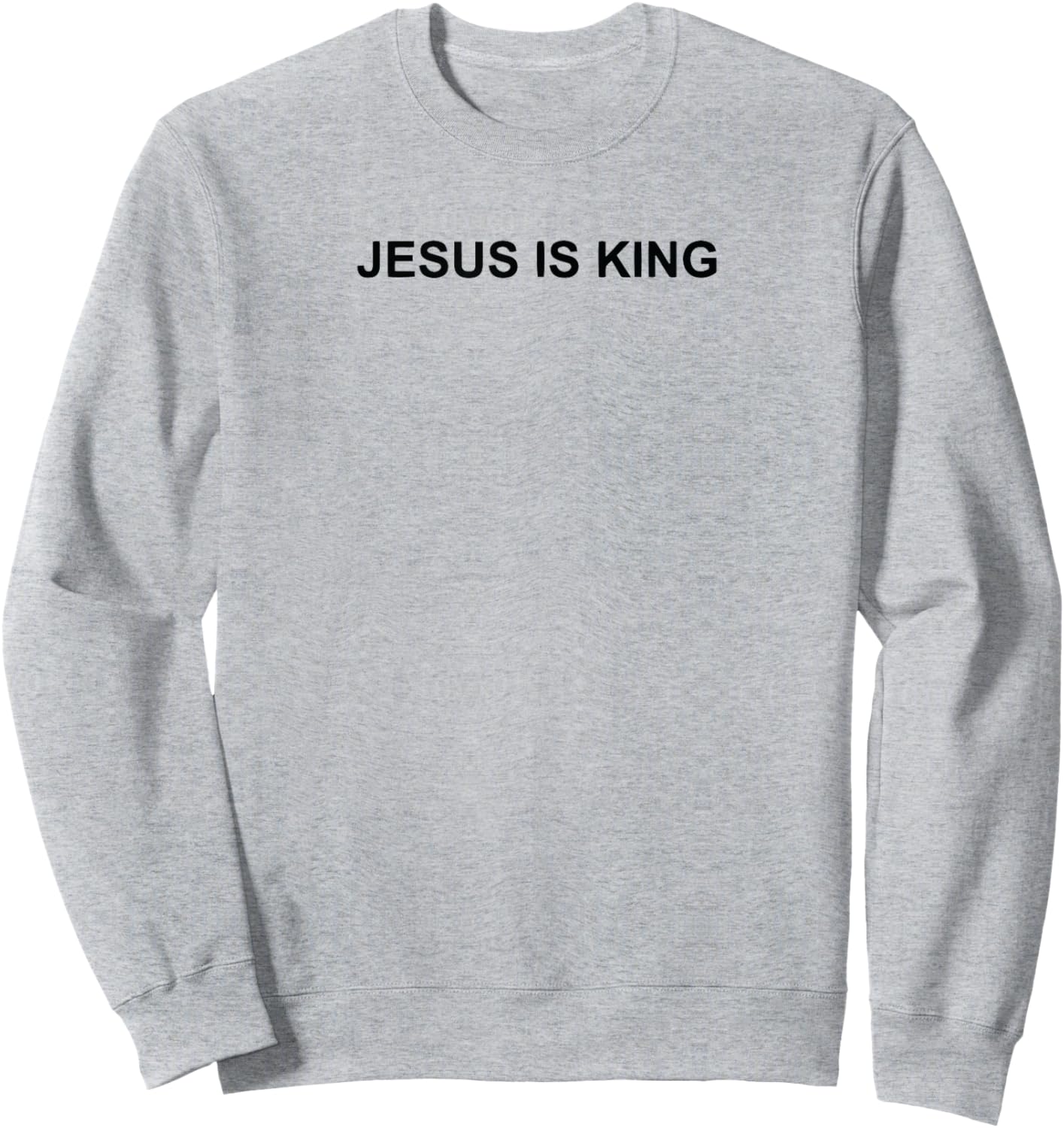 Jesus religious title is King, Bible Poetic section of a Sweatshirt - Sweatshirt | Ash