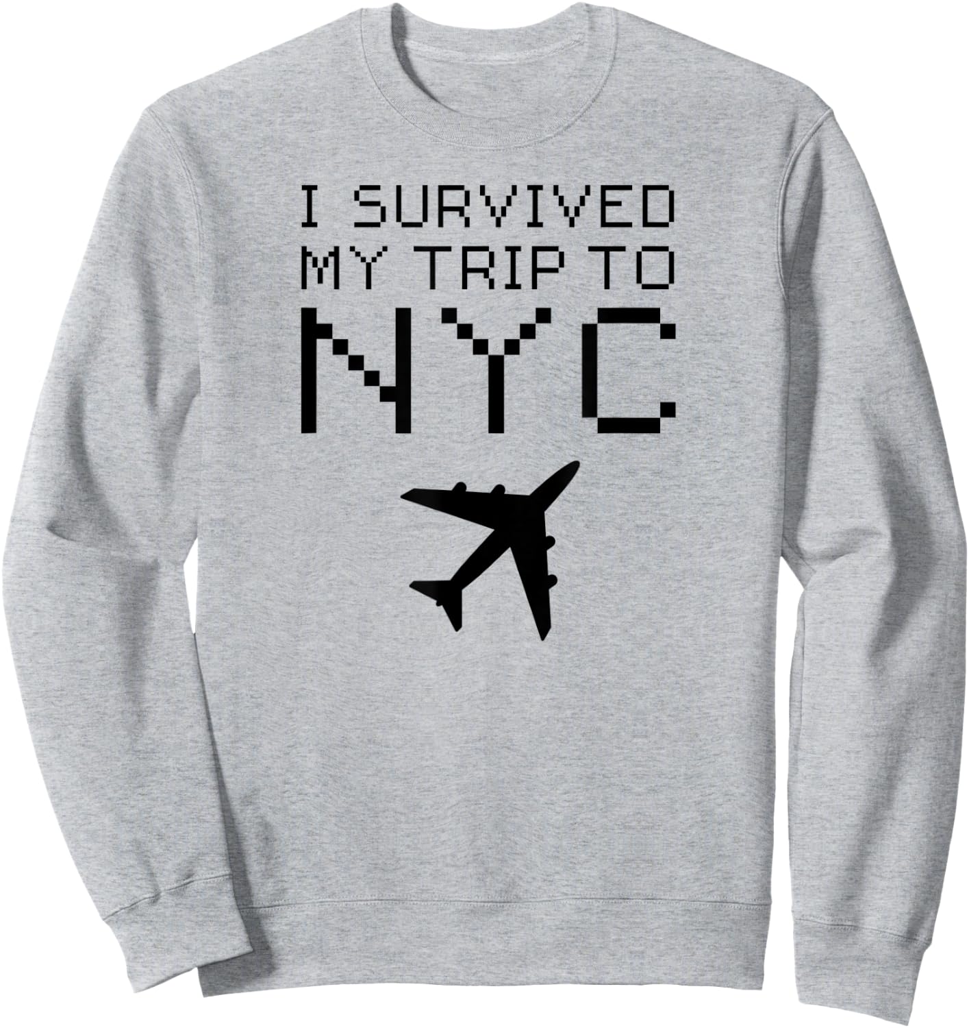 I Survived My Trip To NYC New York I Love NY Brooklyn Travel Women Kids Sweatshirt - Sweatshirt | Ash