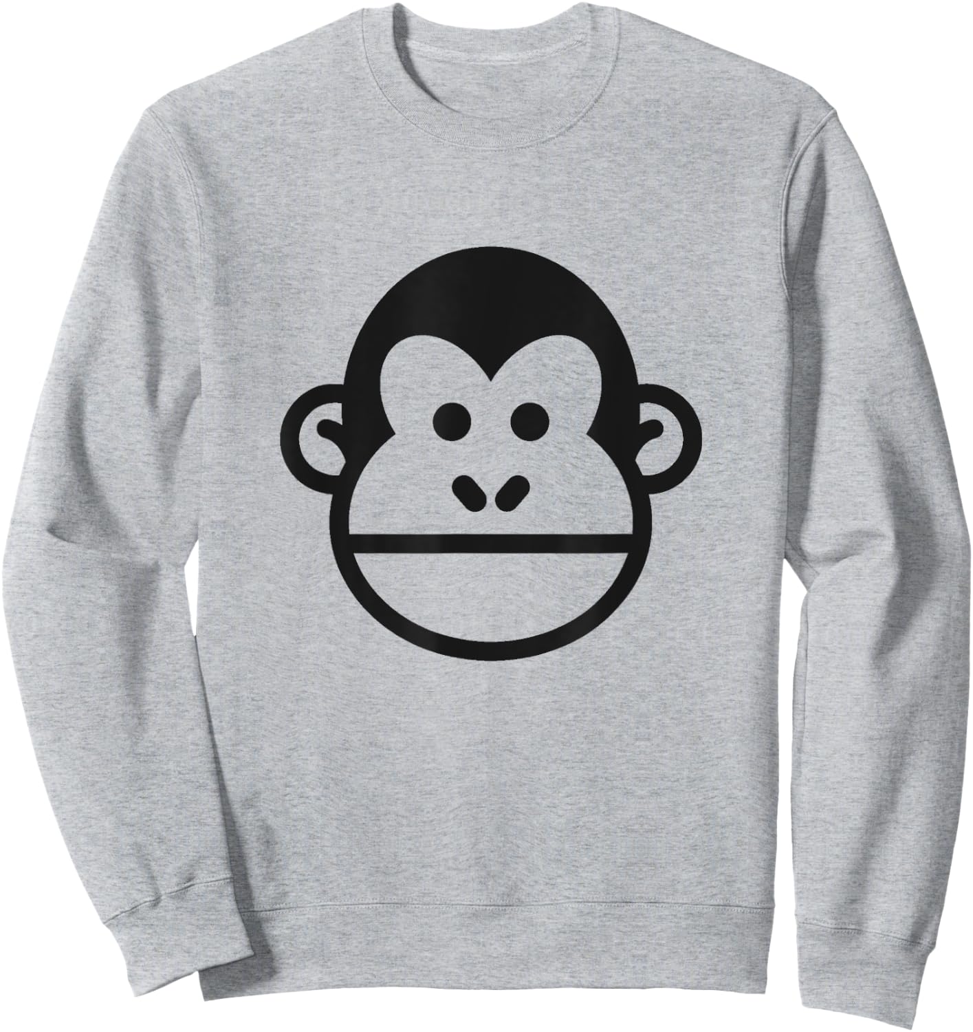 Chimp Chimpanzee Sweatshirt - Sweatshirt | Ash