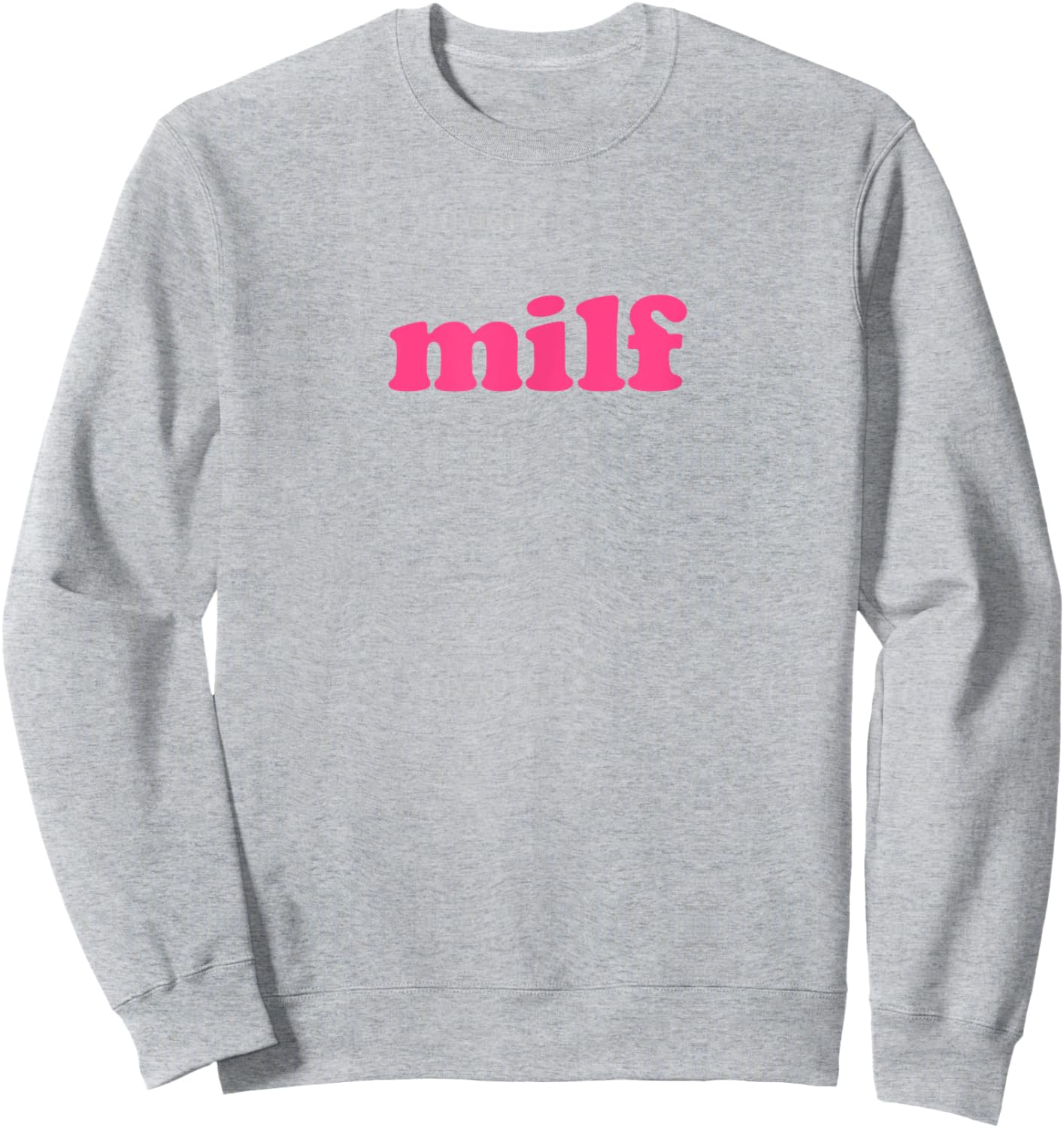 Milf Shirt Pink Y2k Aesthetic Sweatshirt - Sweatshirt | Ash