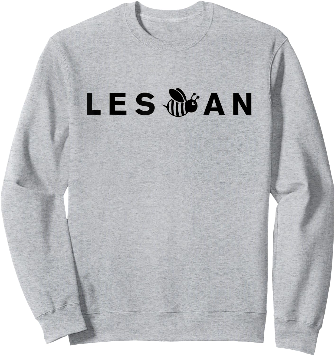 Les Bee An - Funny Lesbian Pride Bee Joke Pun Sweatshirt - Sweatshirt | Ash
