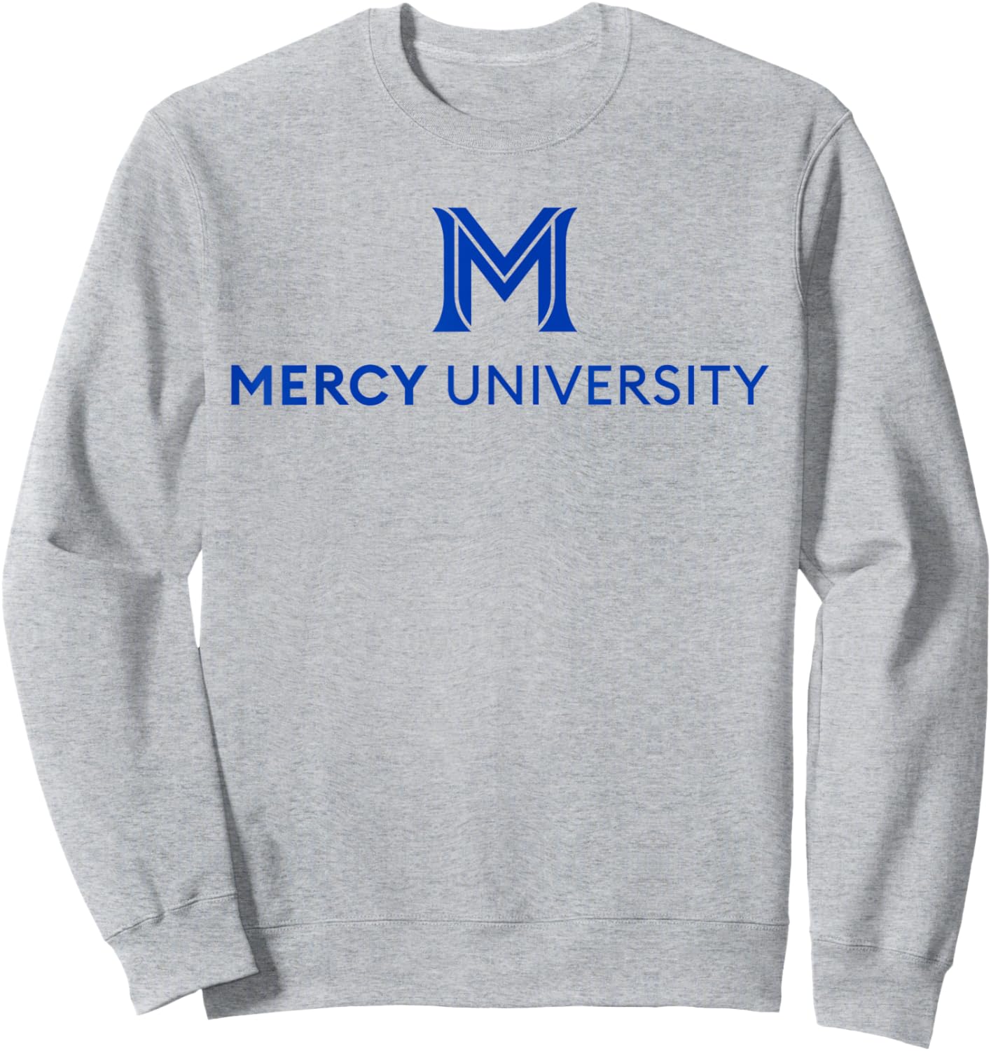 Mercy University Mavericks M Logo Sweatshirt - Sweatshirt | Ash