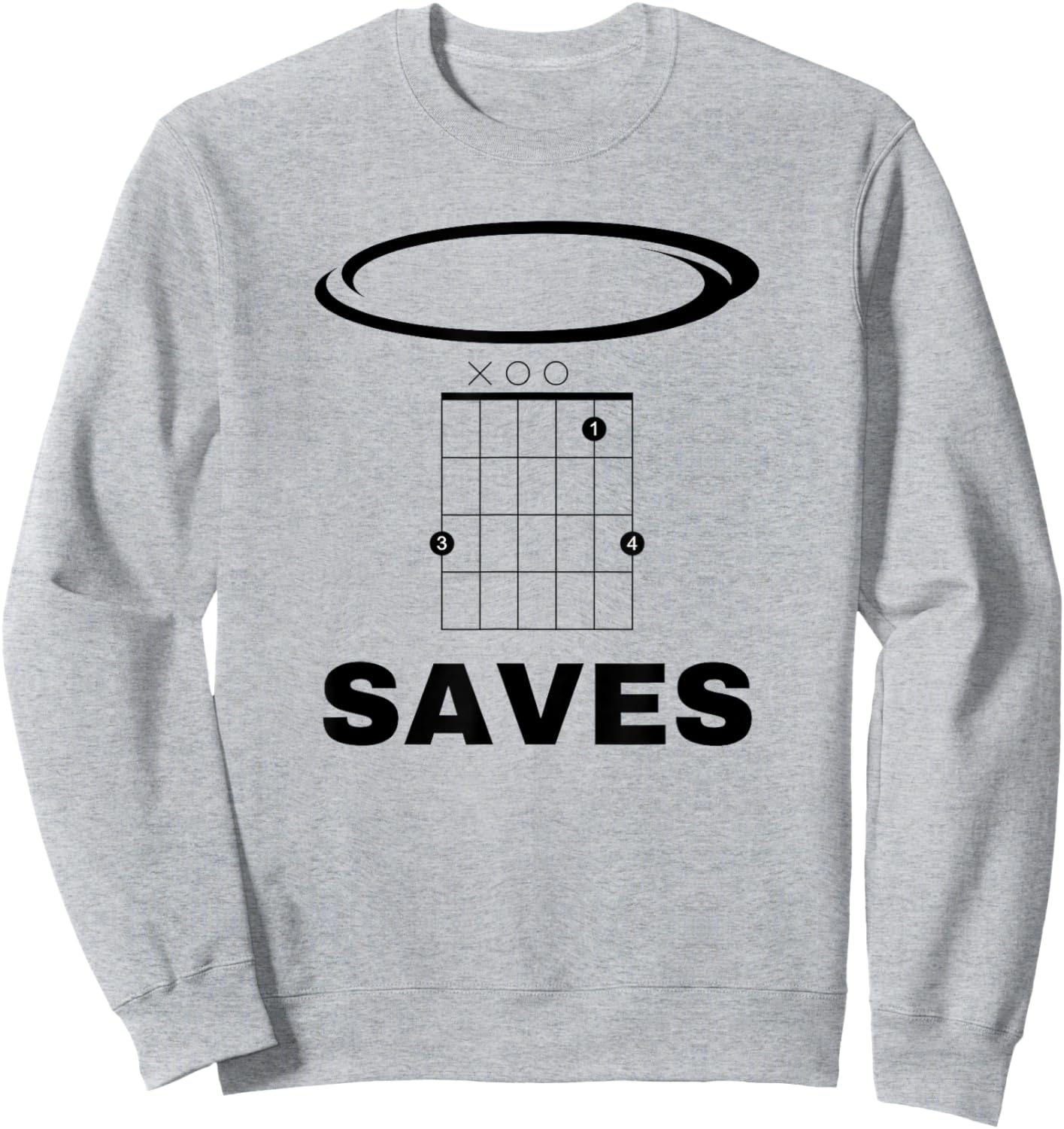 Funny Music Gsus Saves Sweatshirt - Sweatshirt | Ash