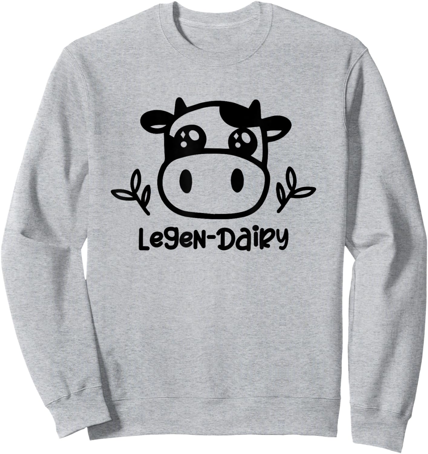 Funny Cow pun Dairy Cow gift Legen...Dairy Legendary Sweatshirt - Sweatshirt | Ash