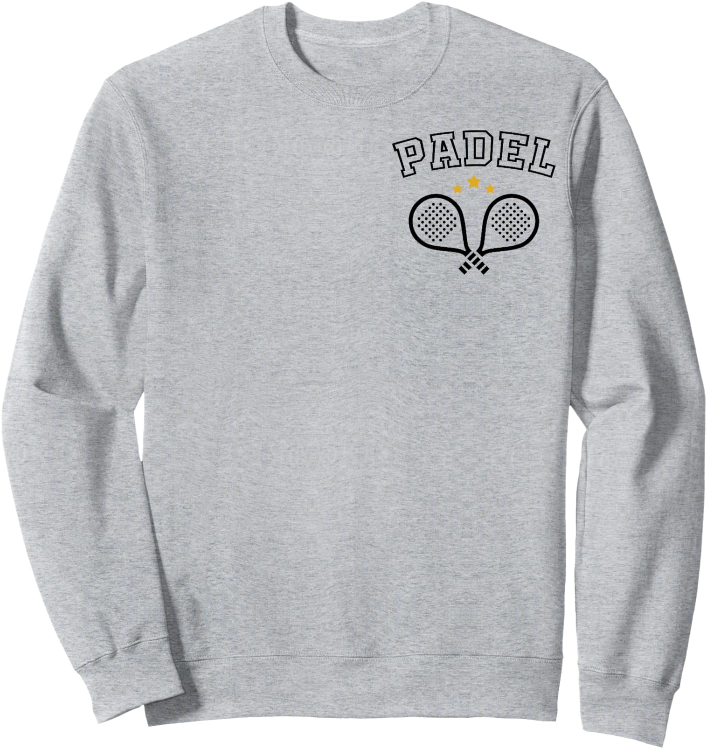 Funny Gift Fan Coach Paddle Tennis Sport Padel Pocket , white, S Sweatshirt - Sweatshirt | Ash
