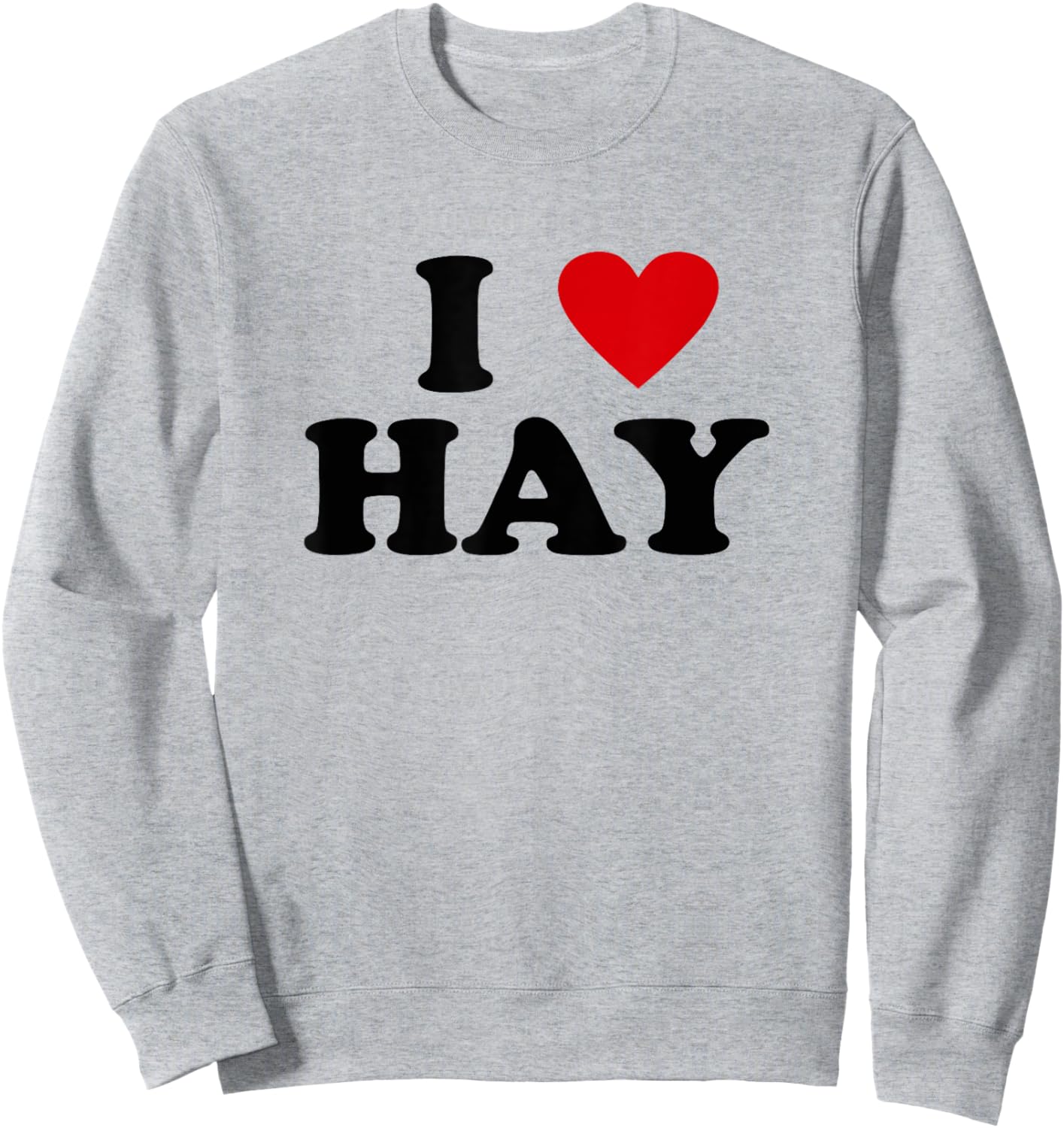 I Heart Crops Farming Farmer - I Love Hay Sweatshirt - Sweatshirt | Ash