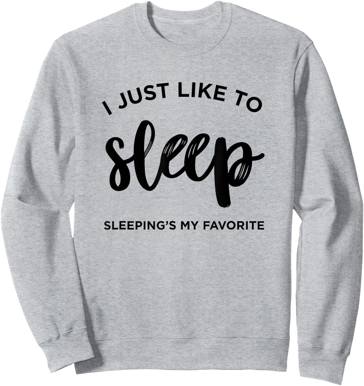 Christmas Sleep Shirt , Teens, and Girls Sweatshirt - Sweatshirt | Ash
