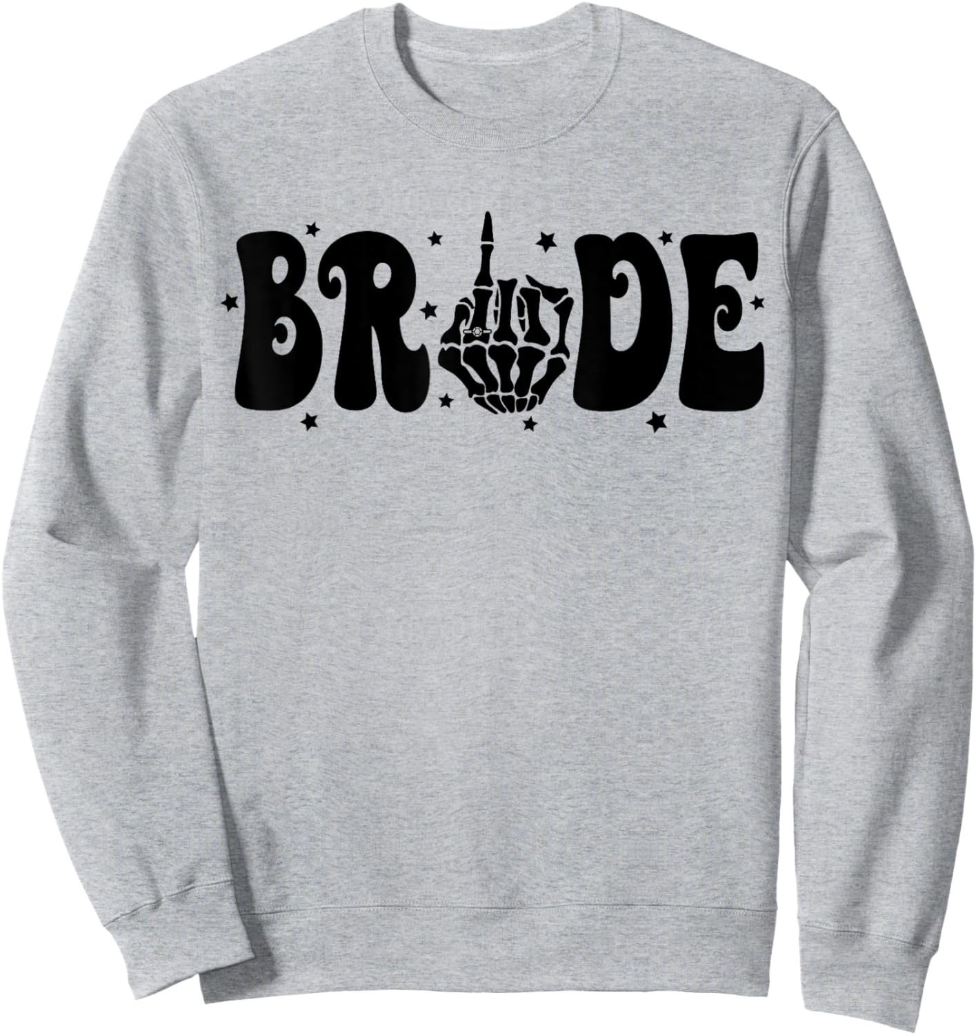 Let's Go Girls Team Bride Skeleton Gothic Bachelorette Party Sweatshirt - Sweatshirt | Ash