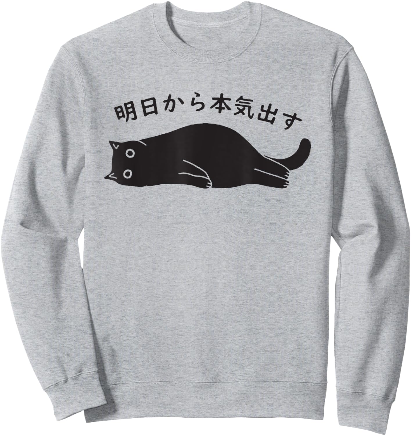i'm going to get serious tomorrow cat lover mom dad funny Women Sweatshirt - Sweatshirt | Ash