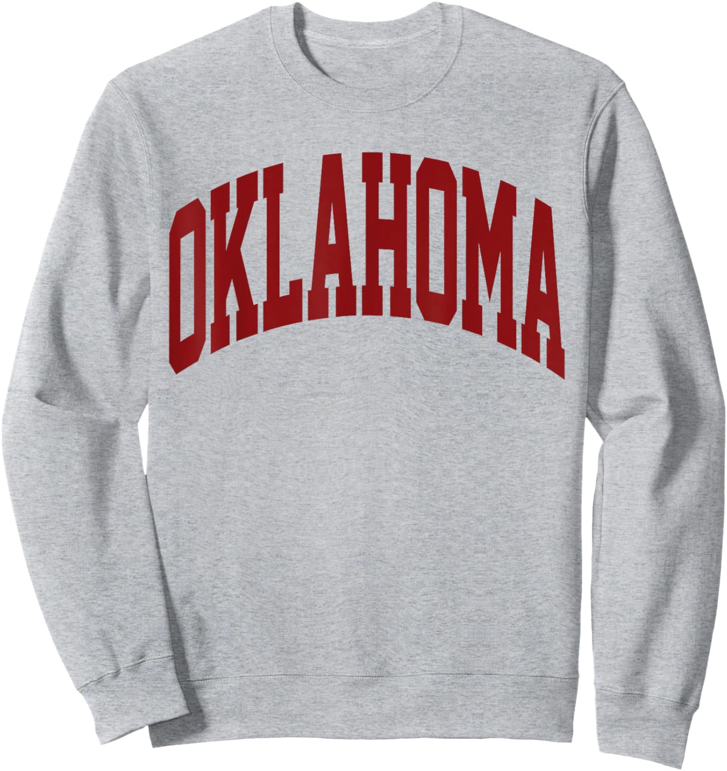Retro Oklahoma Throwback Souvenir Oklahoma Red Classic Sweatshirt - Sweatshirt | Ash