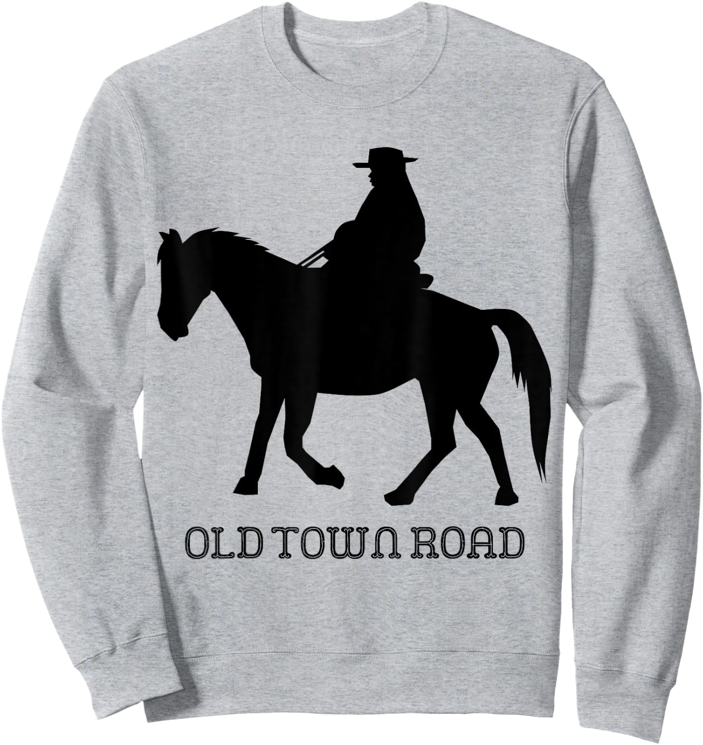 Old Town Road Sweatshirt - Sweatshirt | Ash