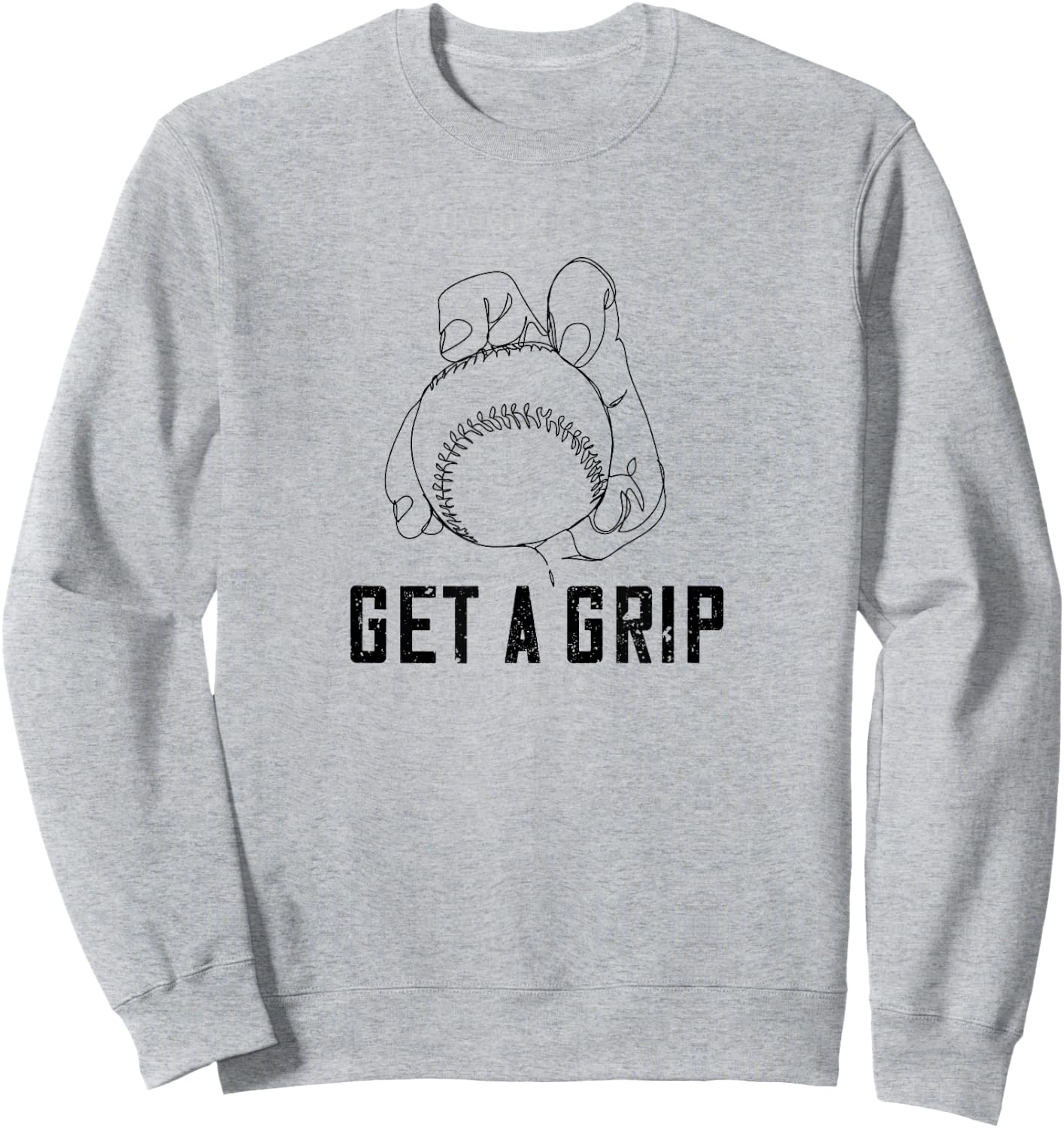Funny Baseball Pitcher Knuckleball Pitching Sweatshirt - Sweatshirt | Ash