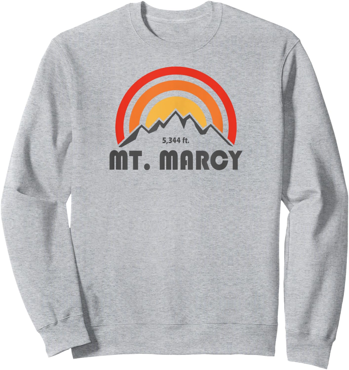 Mt. Marcy New York Sweatshirt - Sweatshirt | Ash