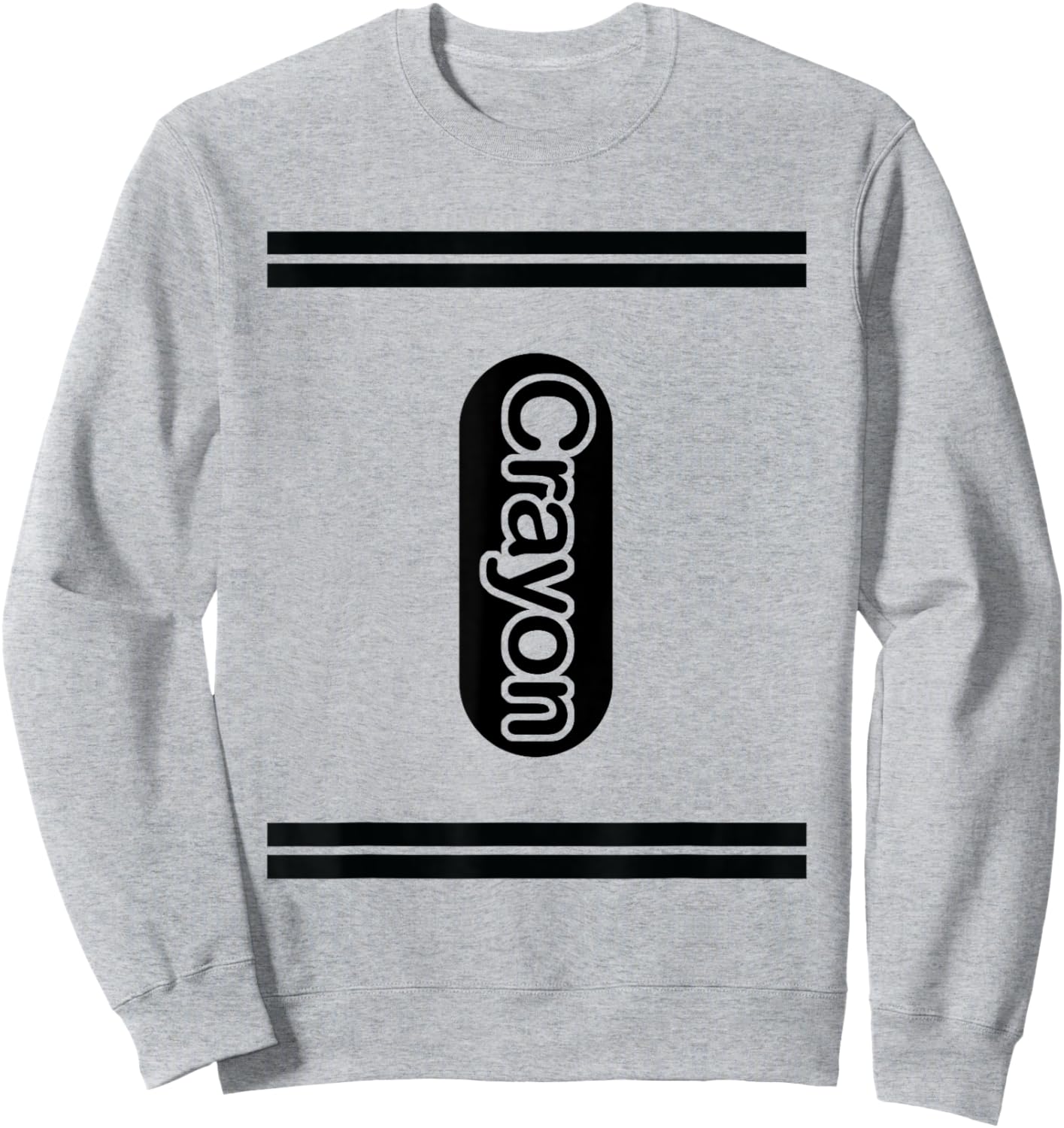 Halloween Crayon Costume Matching Group Sweatshirt - Sweatshirt | Ash