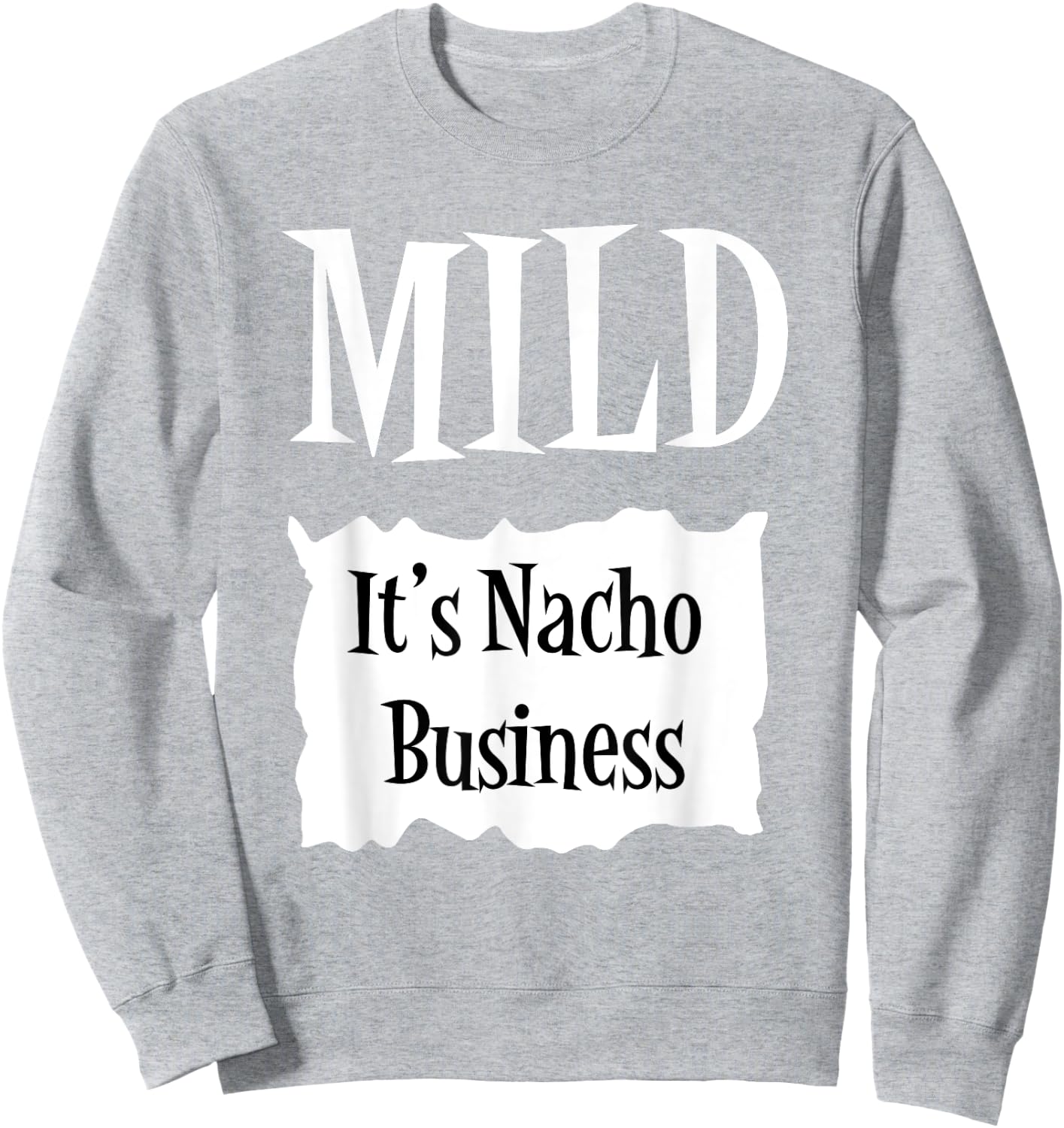 MILD - Hot Packet Halloween Taco Costume Sweatshirt - Sweatshirt | Ash