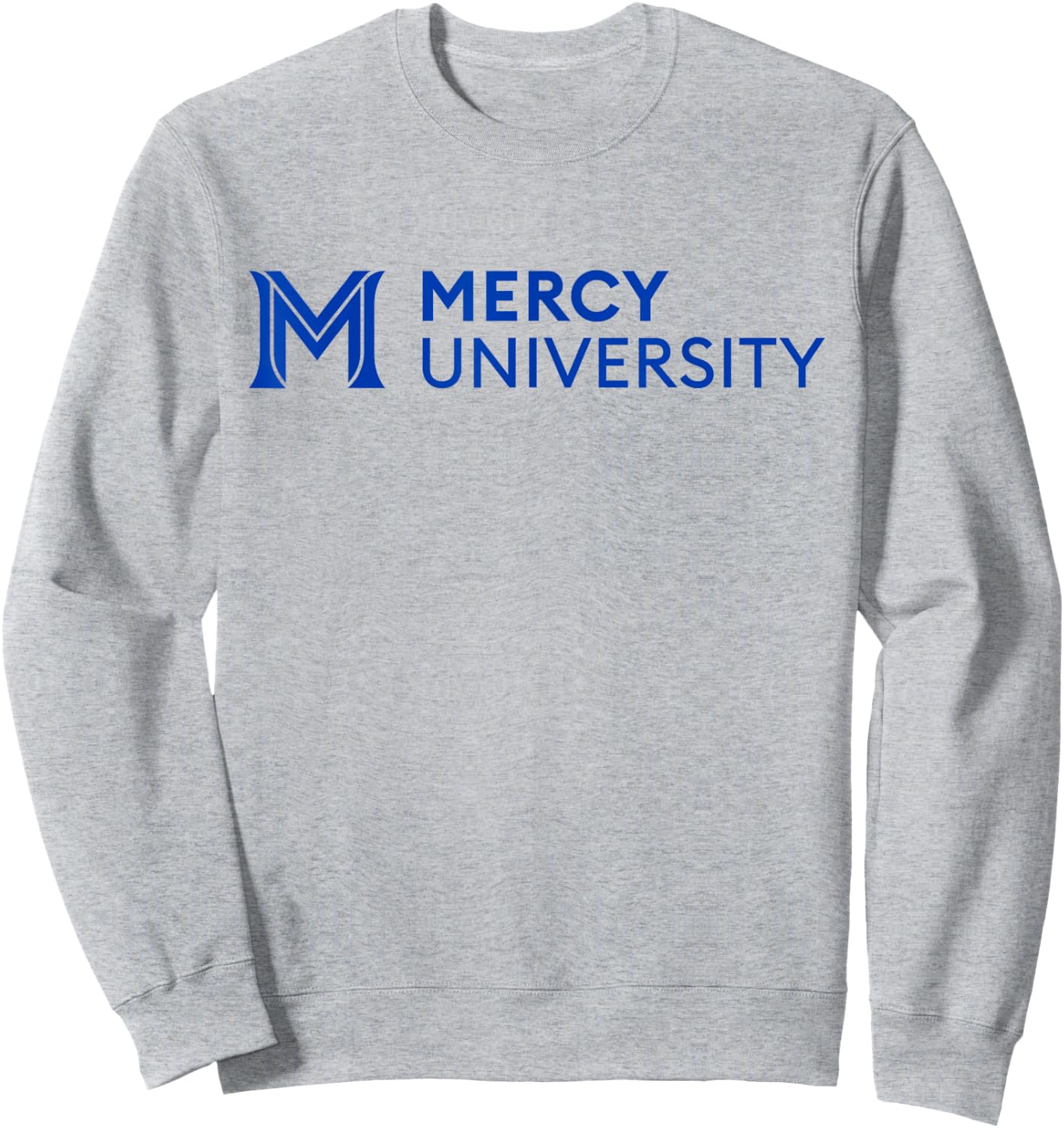 Mercy University Mavericks M Logo Sweatshirt - Sweatshirt | Ash