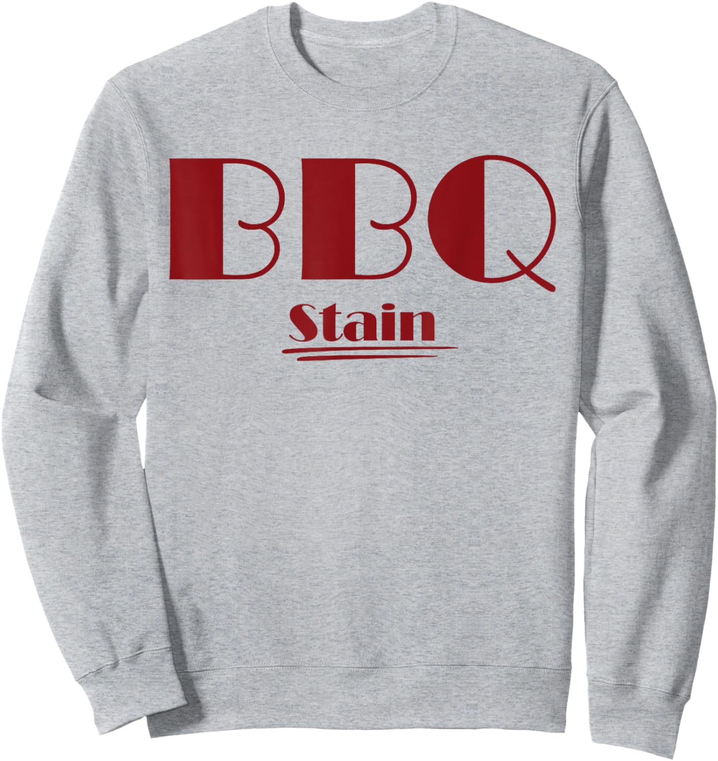 BBQ Stain On My White Sweatshirt - Sweatshirt | Ash
