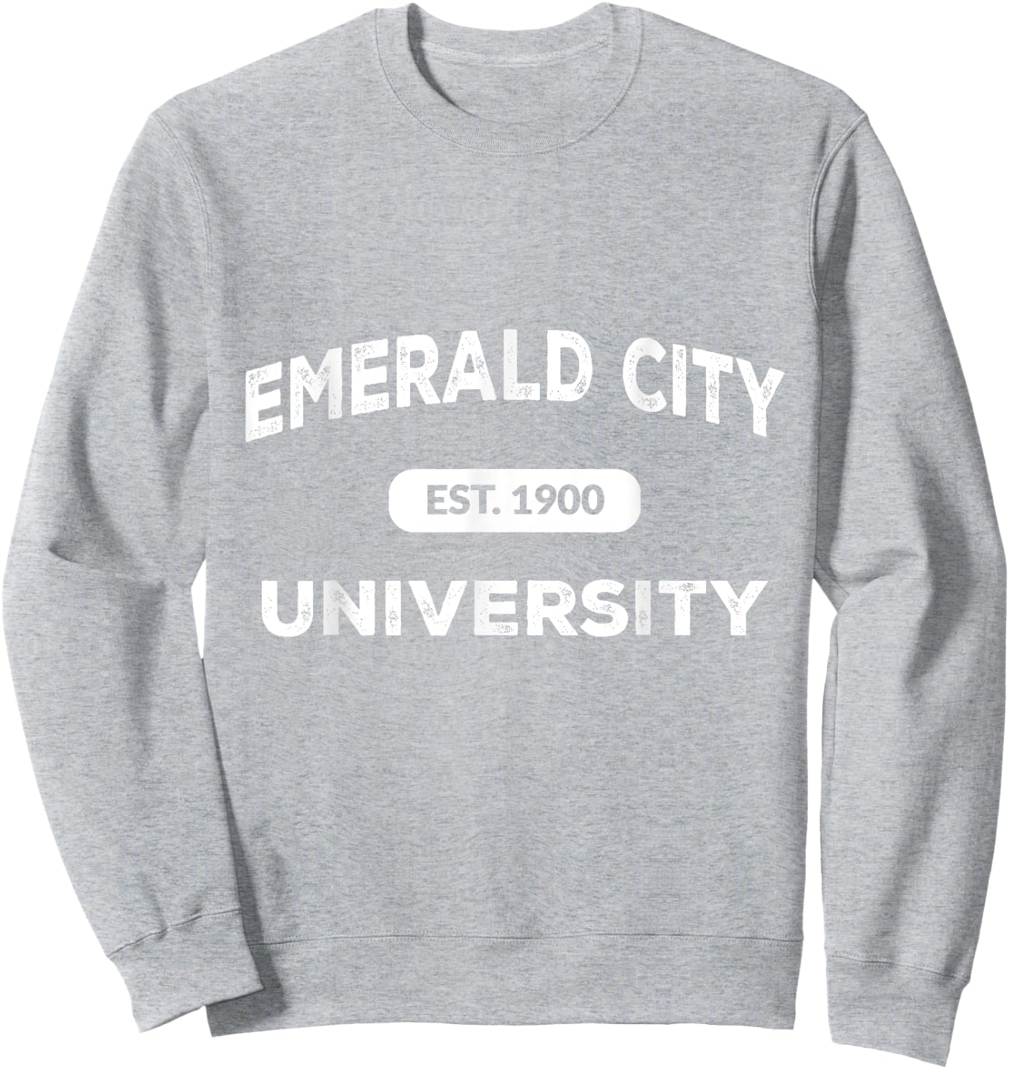 Wizard of Oz Emerald City University Costume Halloween Sweatshirt - Sweatshirt | Ash