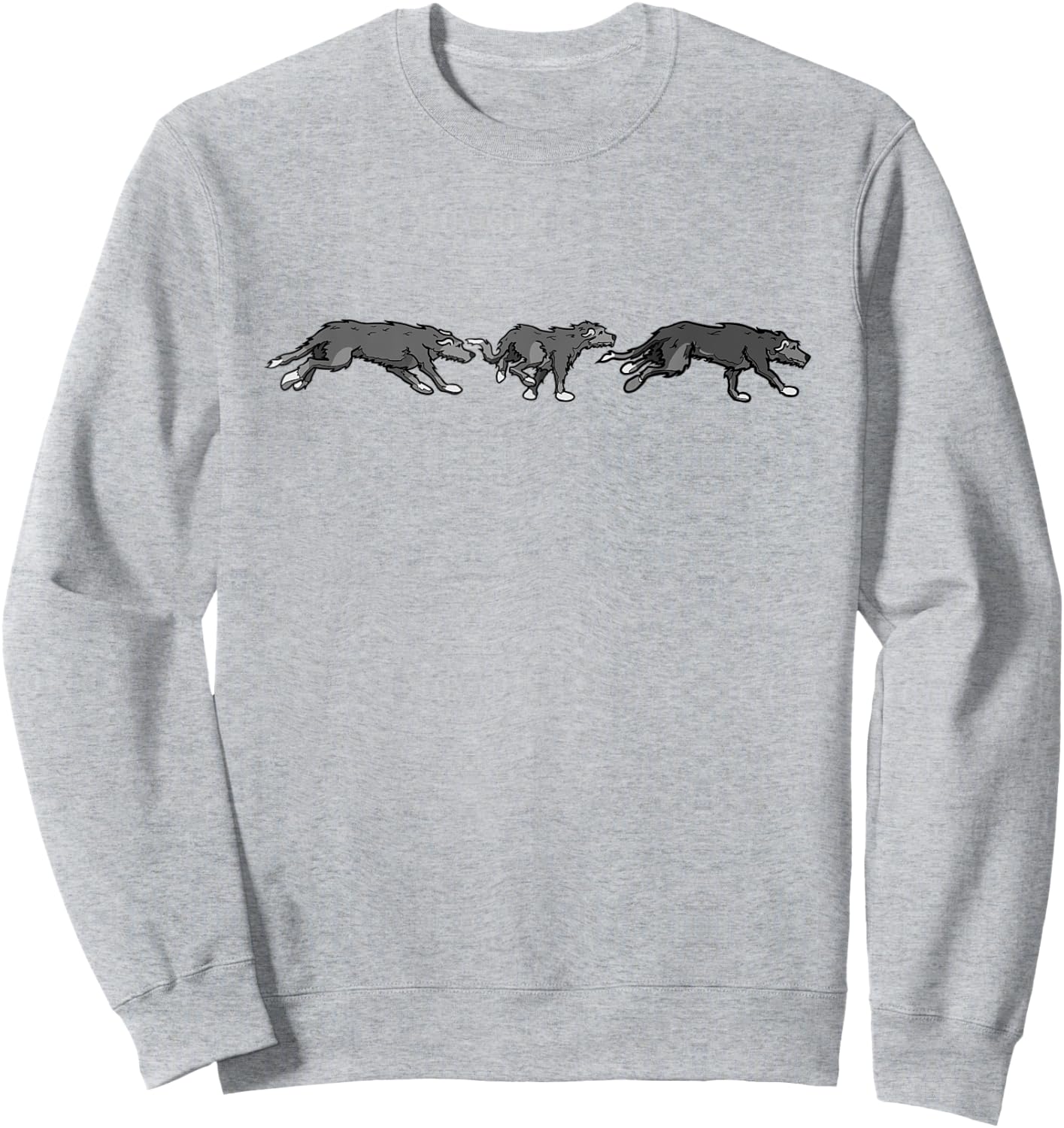 Wolfhounds Running Sweatshirt - Sweatshirt | Ash