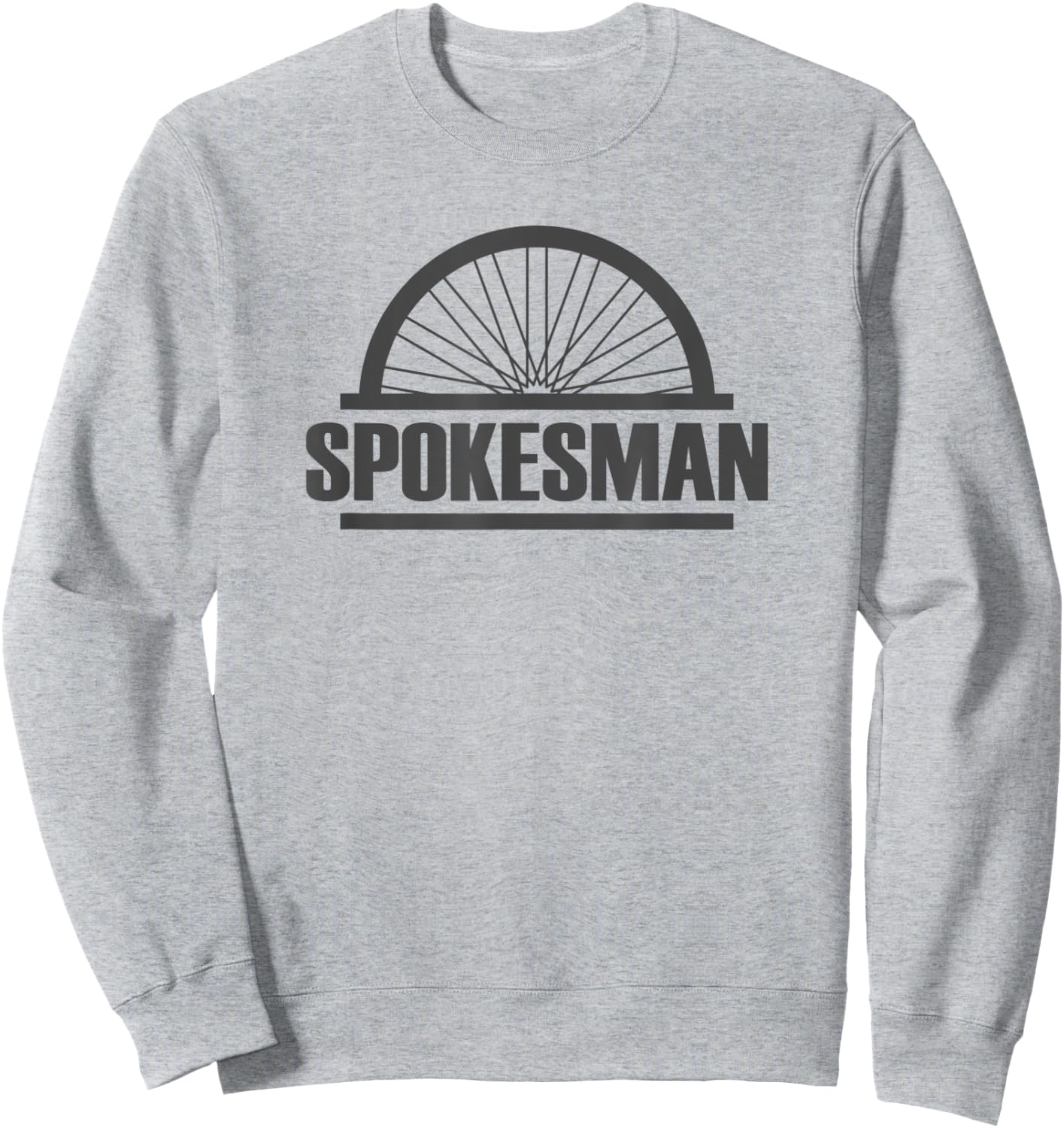Spokesman Biker and Cyclist Gift - Spokes Man Sweatshirt - Sweatshirt | Ash