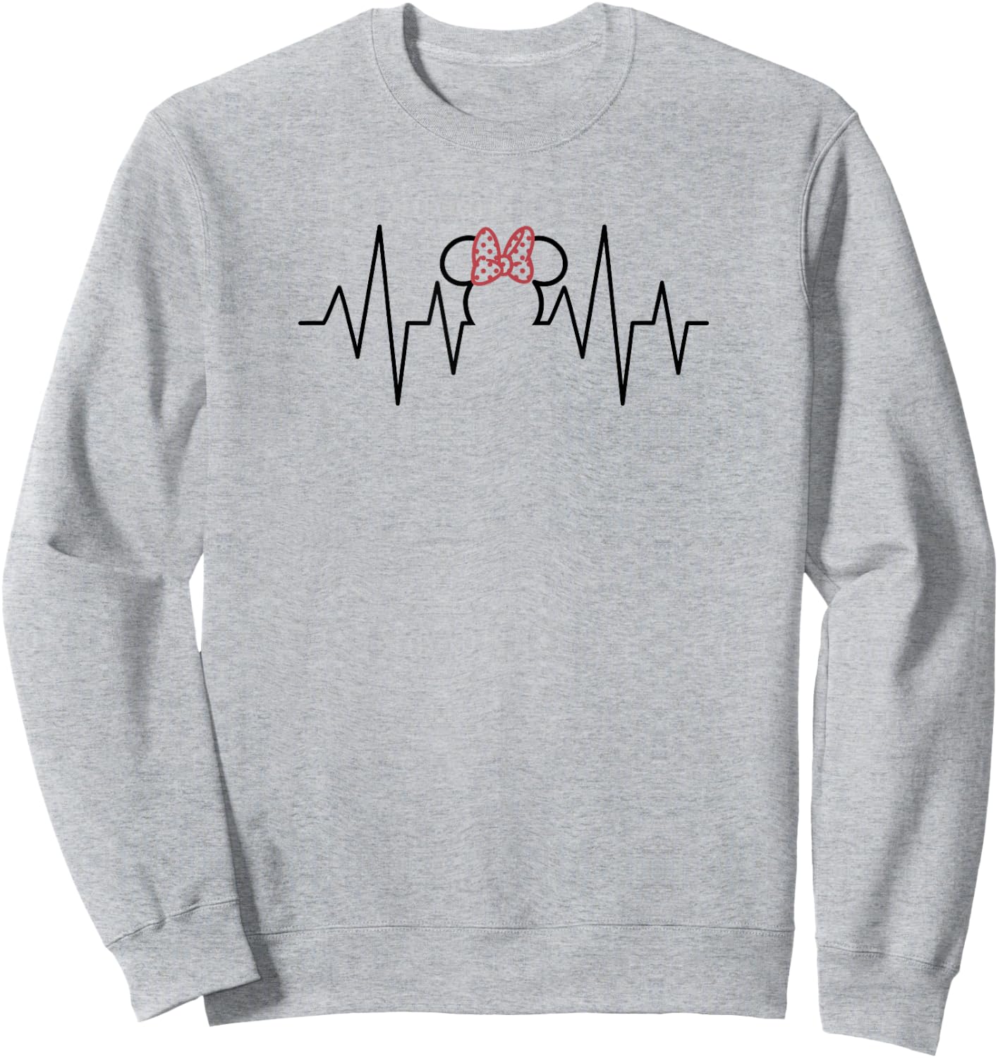 Disney Nurse's Day Minnie Mouse Heartline Sweatshirt - Sweatshirt | Ash
