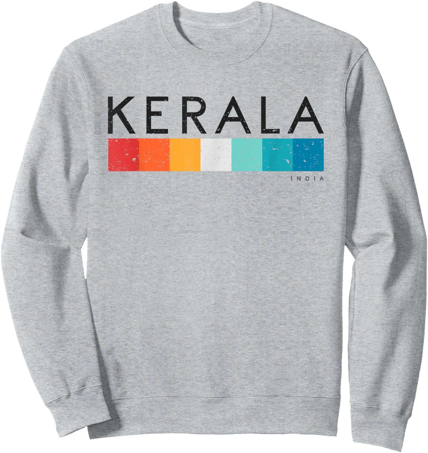Vintage Kerala India Retro Design Sweatshirt - Sweatshirt | Ash