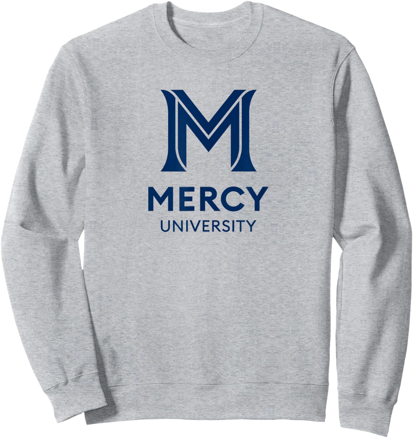 Mercy University Mavericks M Logo Sweatshirt - Sweatshirt | Ash