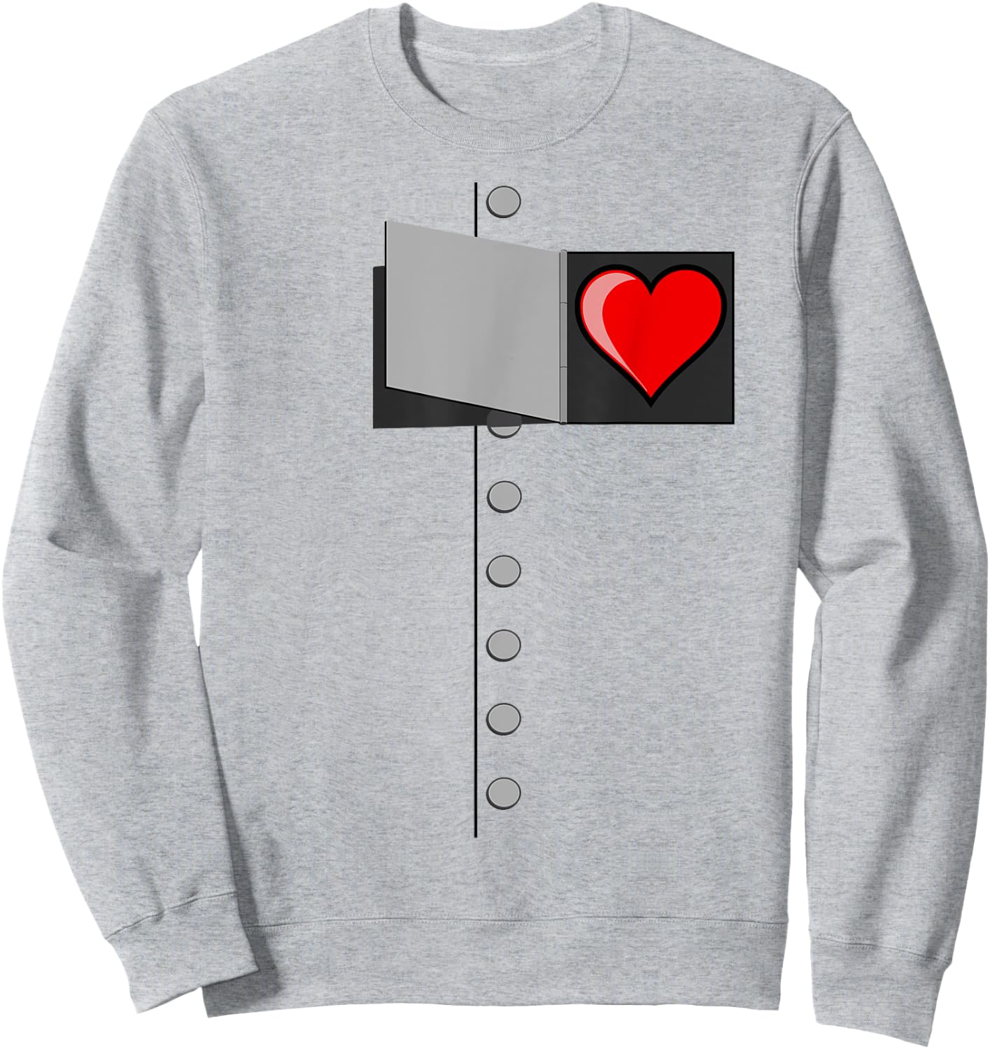 Land of OZ Halloween Wizard of OZ Tin Man Costume Shirt Sweatshirt - Sweatshirt | Ash