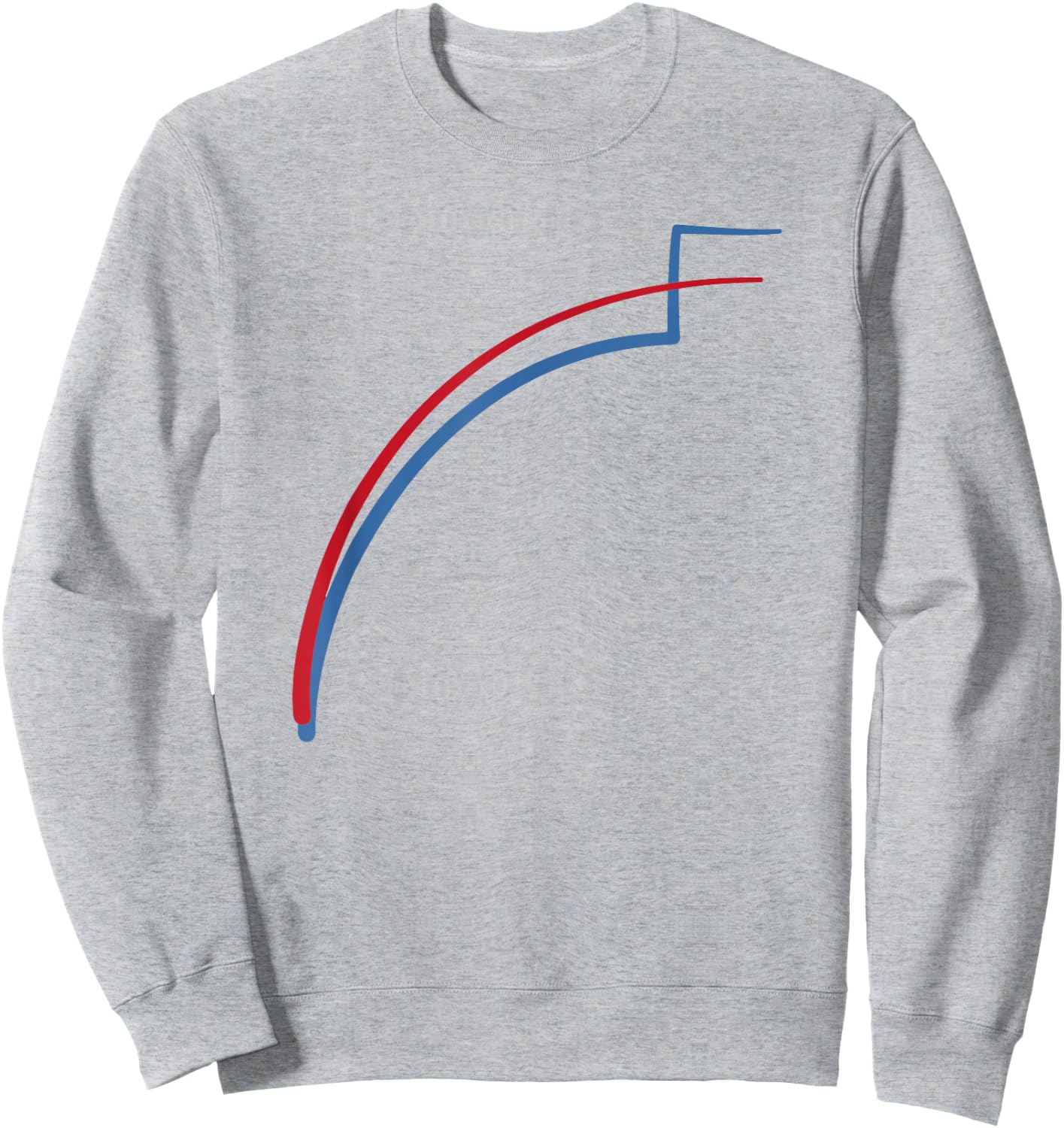 Michigan Wisconsin Trump vs Biden Vote Count Spike Sweatshirt - Sweatshirt | Ash