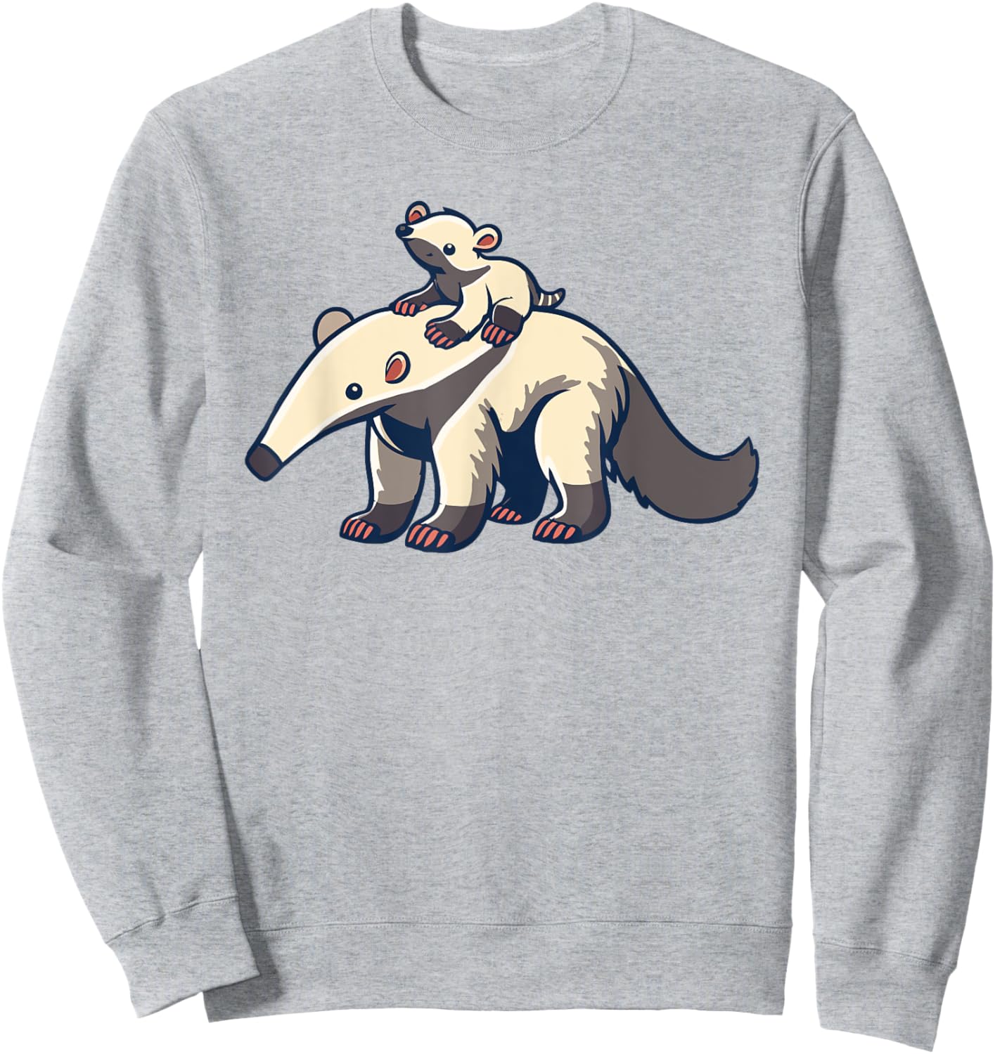 Anteater Baby Tamandua Sweatshirt - Sweatshirt | Ash