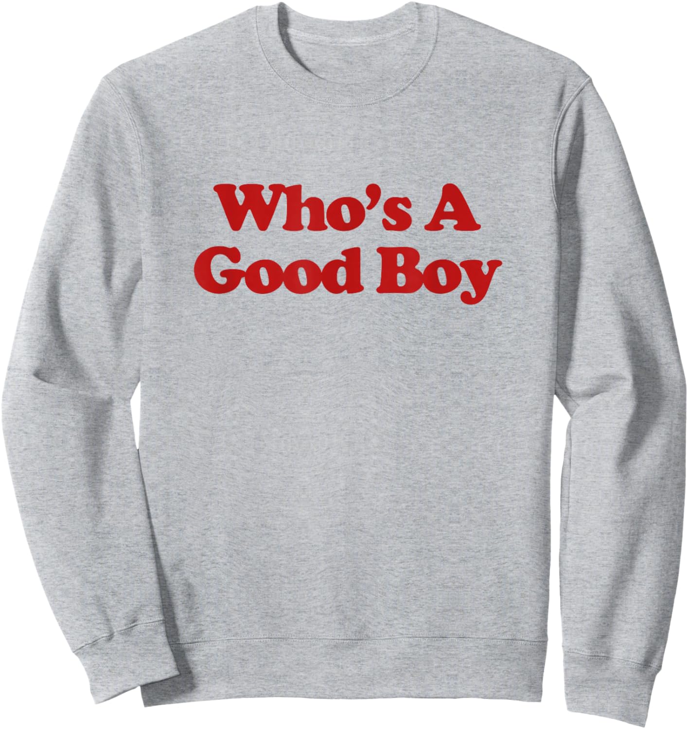 Who's A Good Boy Shirt Y2k Aesthetic Trendy Sweatshirt - Sweatshirt | Ash