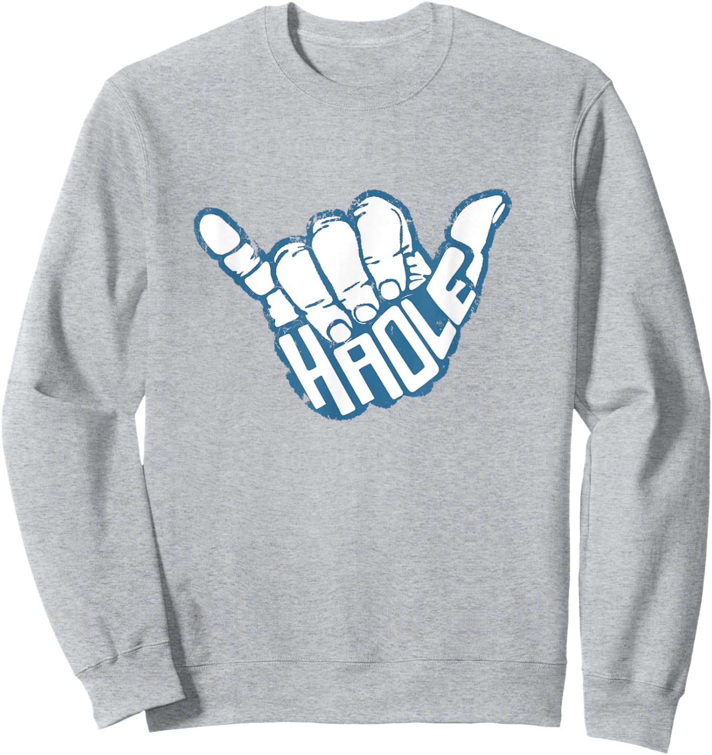 Hawaiian Haole Surf Hawaii Maui Aloha Sweatshirt - Sweatshirt | Ash
