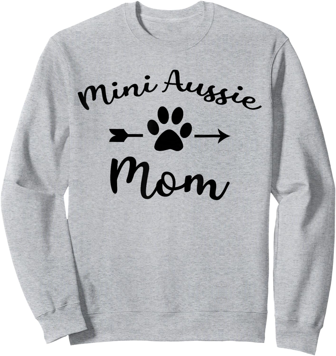 Australian-Shepherd Shirt Mini Aussie Mom Sweatshirt - Sweatshirt | Ash