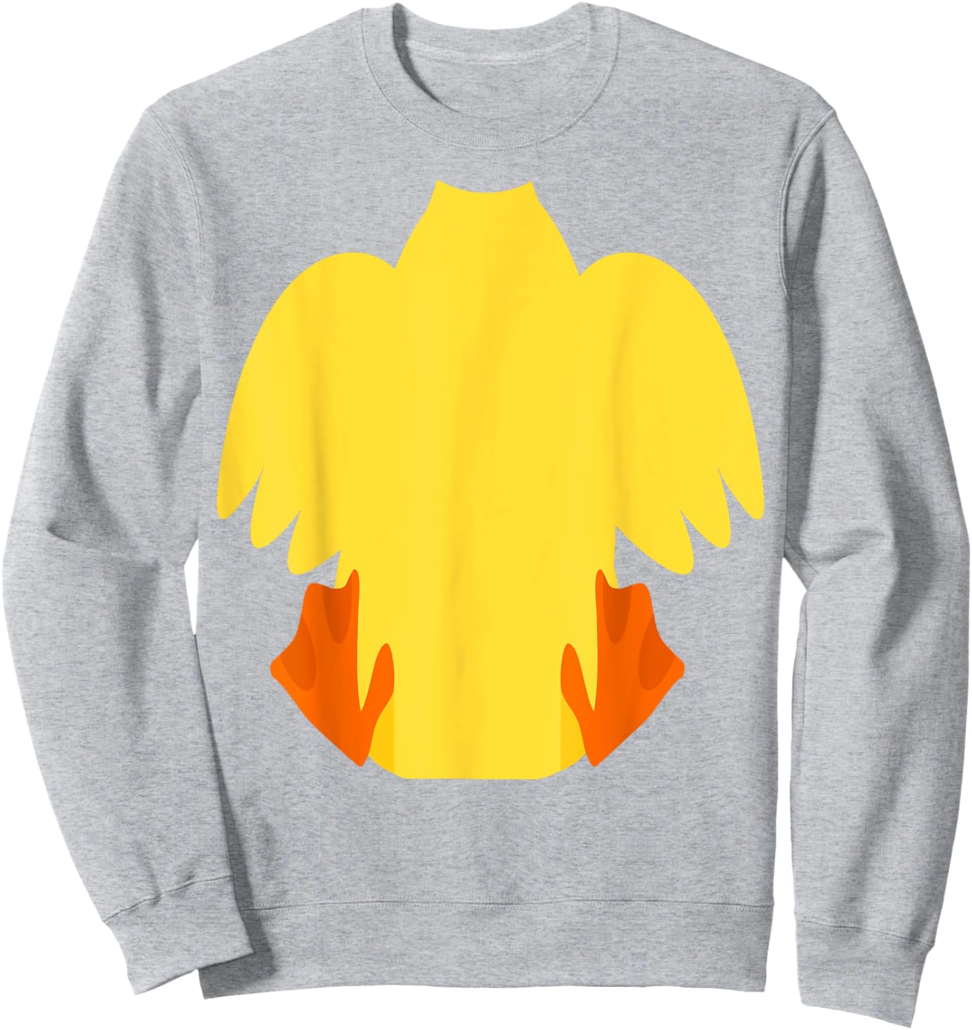 Duck Costume Halloween Little Duck Costume Funny Adults Kids Sweatshirt - Sweatshirt | Ash