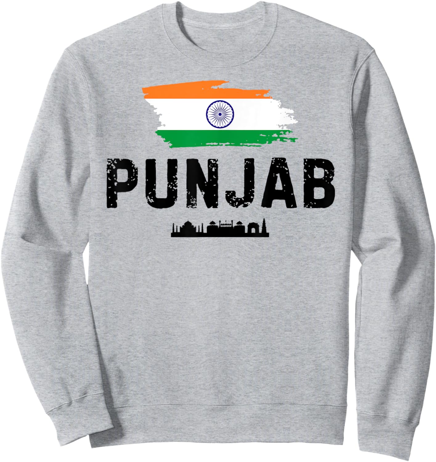 Novelty Punjab City India Traveling Vacations Women Men Dad Sweatshirt - Sweatshirt | Ash