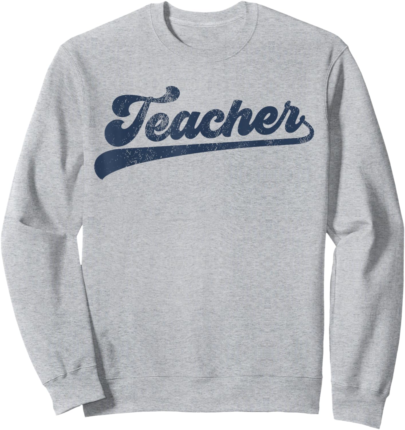 Teacher Gifts Men Women Cute Vintage Graphic Teacher Sweatshirt - Sweatshirt | Ash