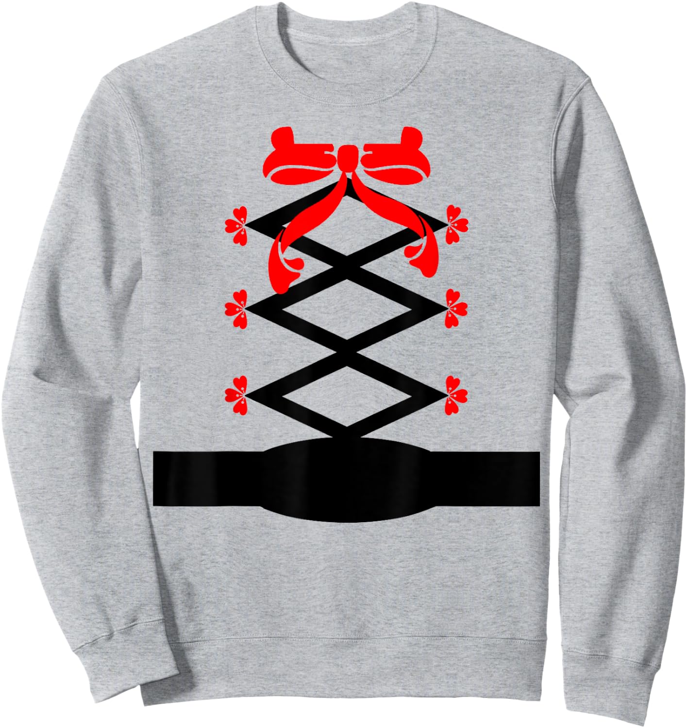 Little Red Riding Hood Folk Fairytale Costume Sweatshirt - Sweatshirt | Ash