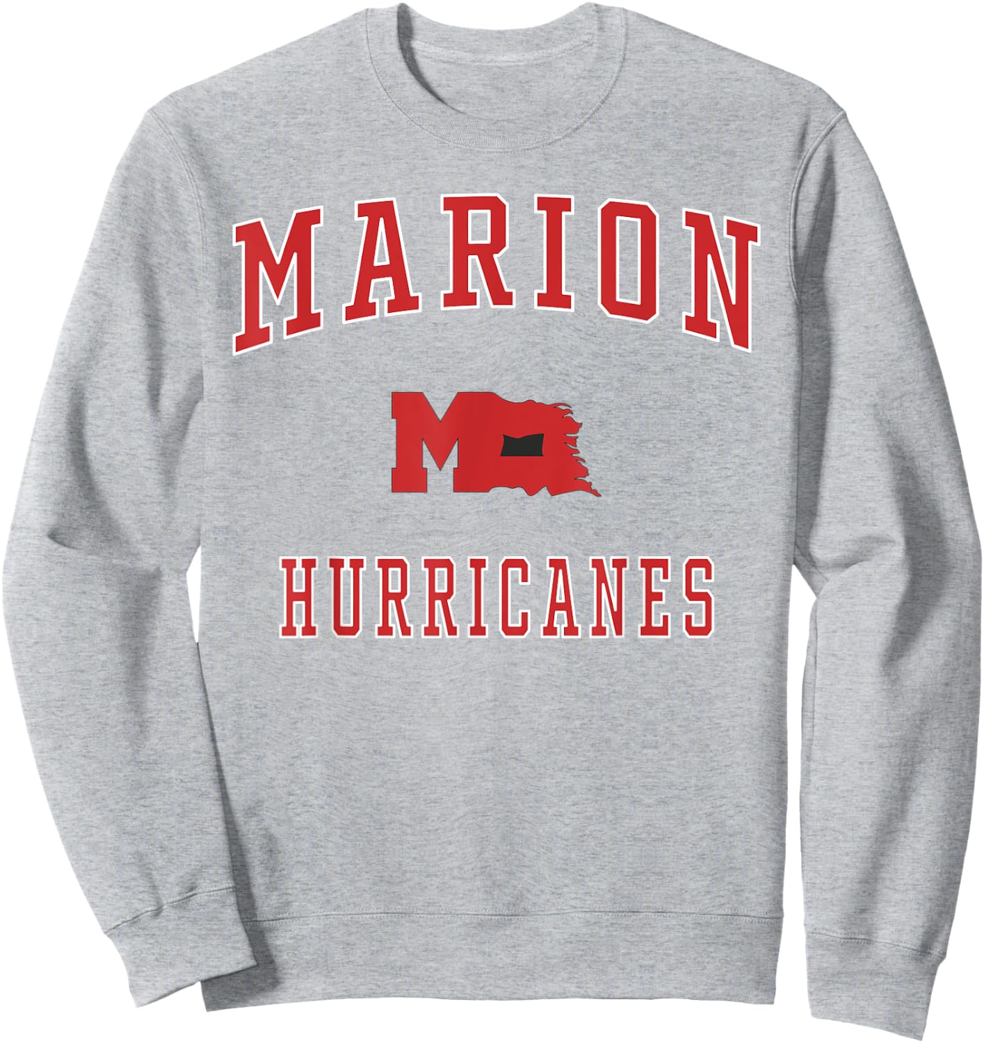 Marion High School Hurricanes Sweatshirt - Sweatshirt | Ash