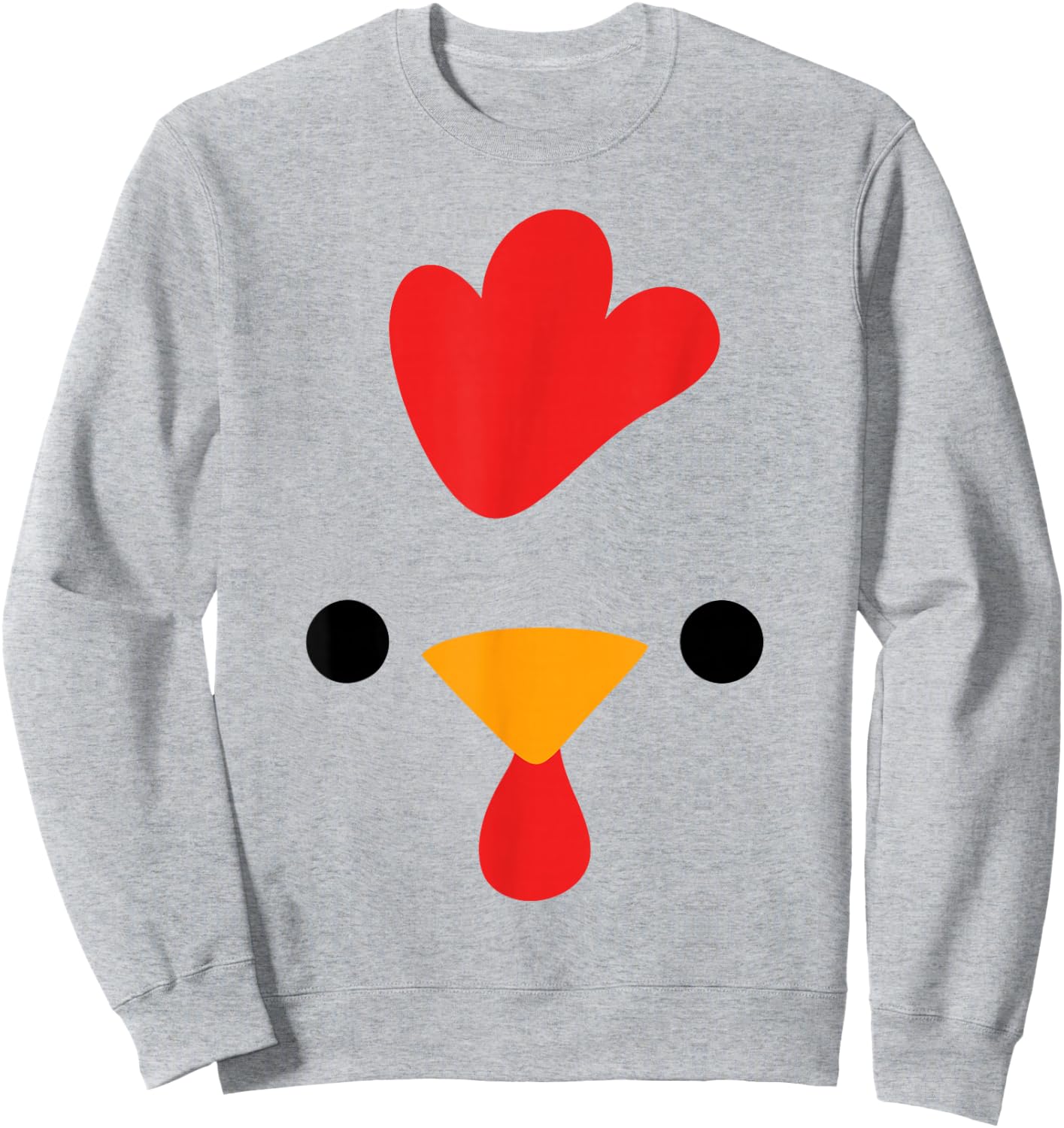 Chicken Halloween Costume Shirt Funny Adults Kids Sweatshirt - Sweatshirt | Ash