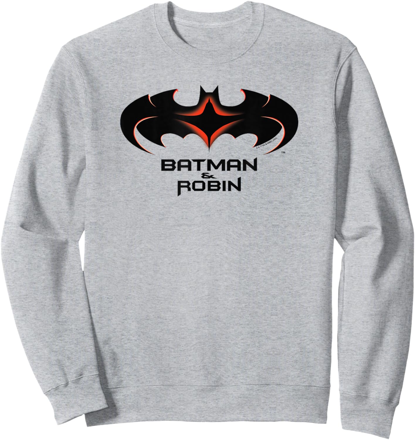 Batman & Robin (1997) Logo and Symbol Sweatshirt - Sweatshirt | Ash