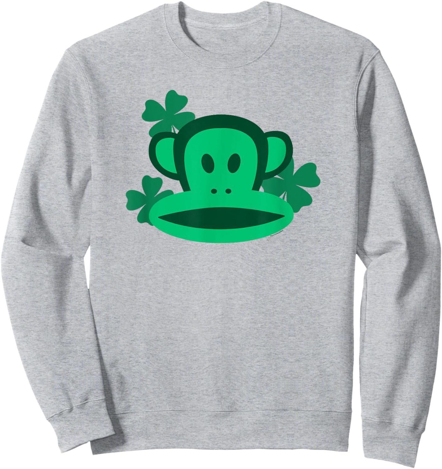 Paul Frank St. Patrick's Day Julius Logo Sweatshirt - Sweatshirt | Ash