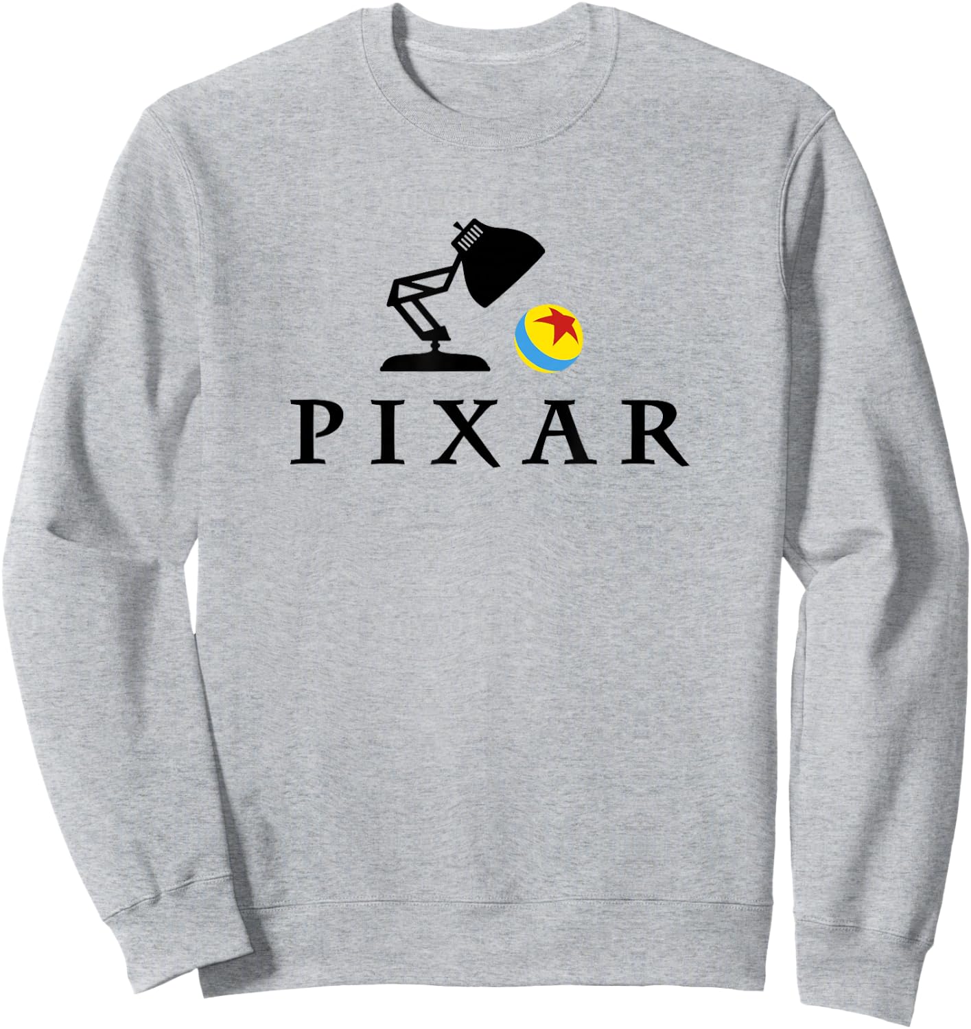 Disney Pixar Luxo Jr. Ball Logo Sweatshirt - Sweatshirt | Ash