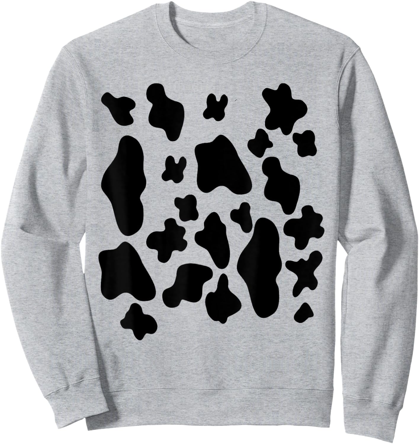 Cow Costume Cute Calf Halloween For Kids Men And Women Sweatshirt - Sweatshirt | Ash