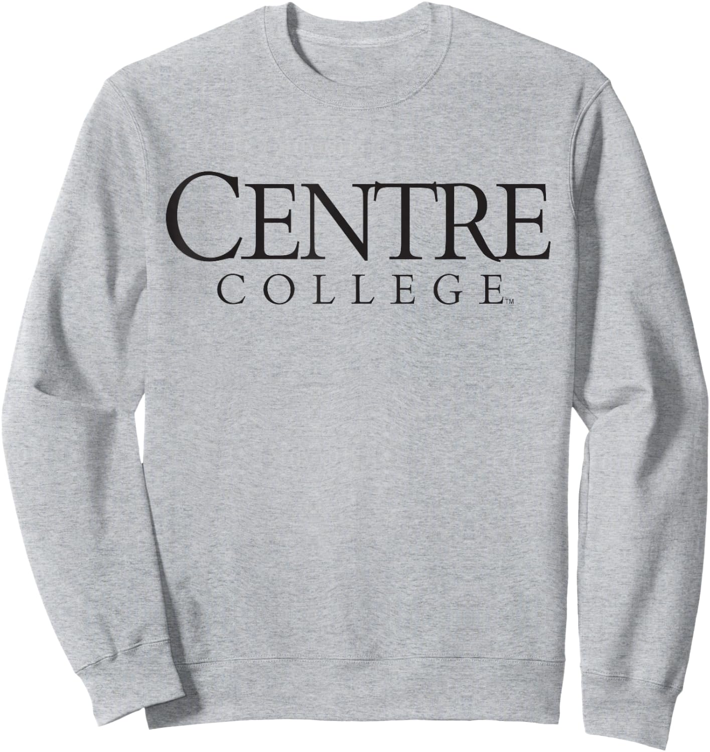 Centre College Colonels Text Logo Sweatshirt - Sweatshirt | Ash
