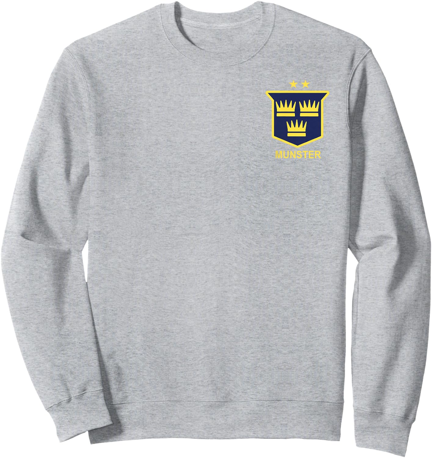 Munster retro classic style for retro Irish rugby fans Sweatshirt - Sweatshirt | Ash