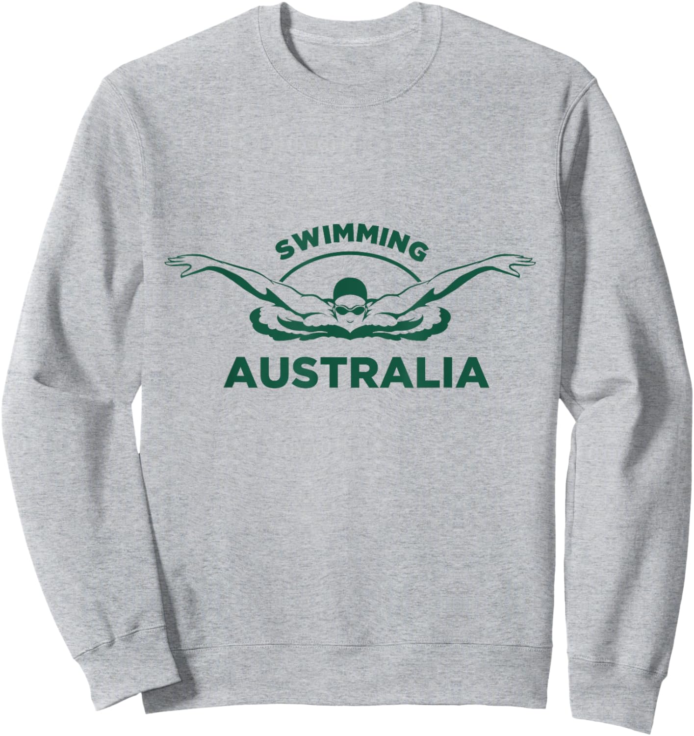 Swimming Australia Support the Team Shirt Pool Sweatshirt - Sweatshirt | Ash